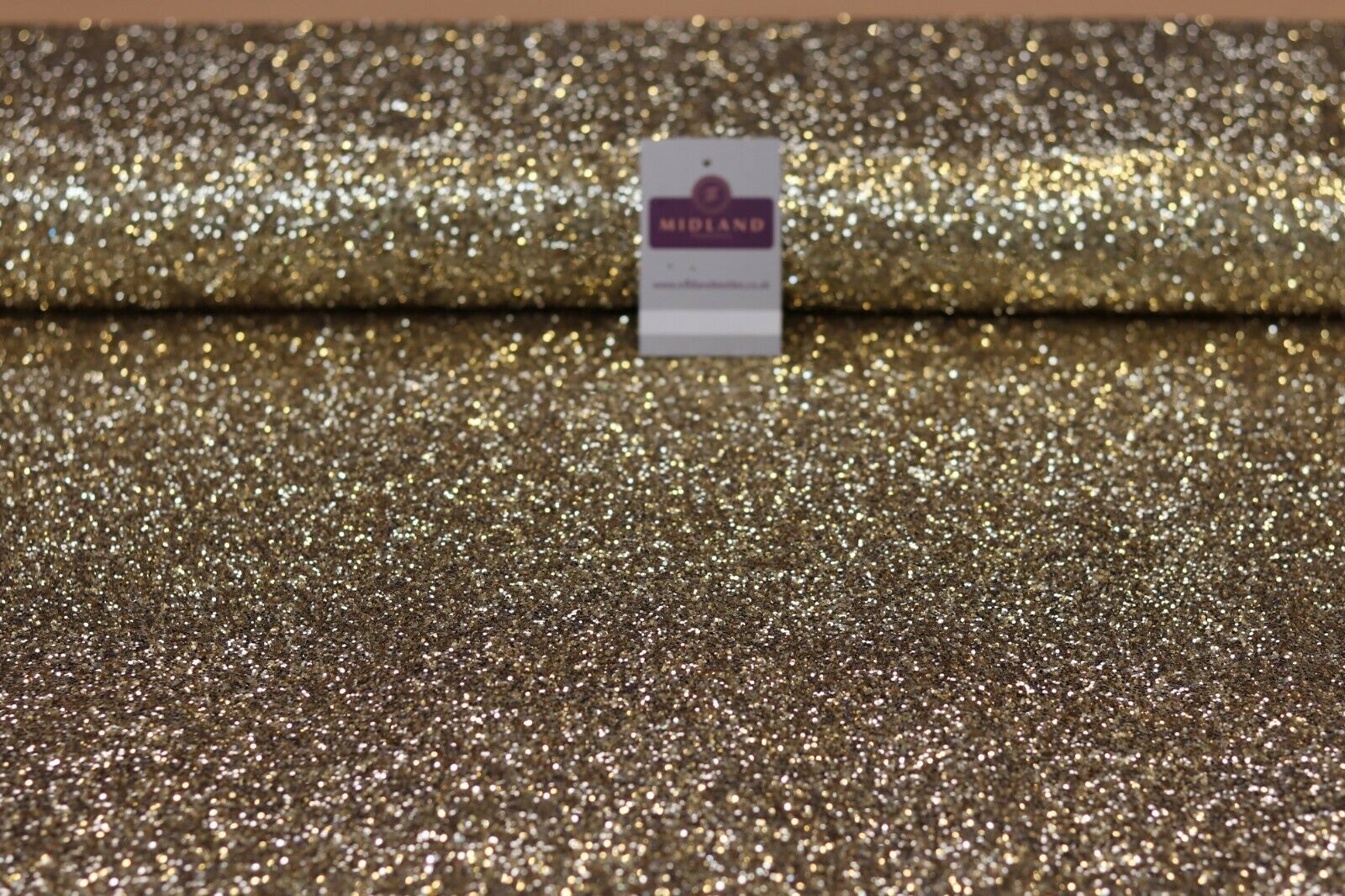 Chunky jazz glitter on net dress fabric 150cm MK1214 Mtex