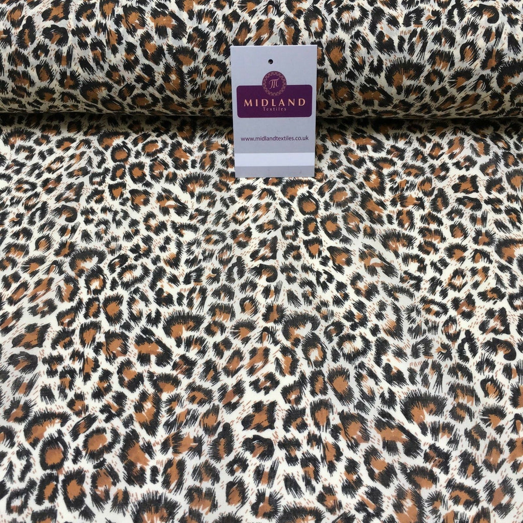 Animal Printed Poly Cotton ideal for craft Fabric 45