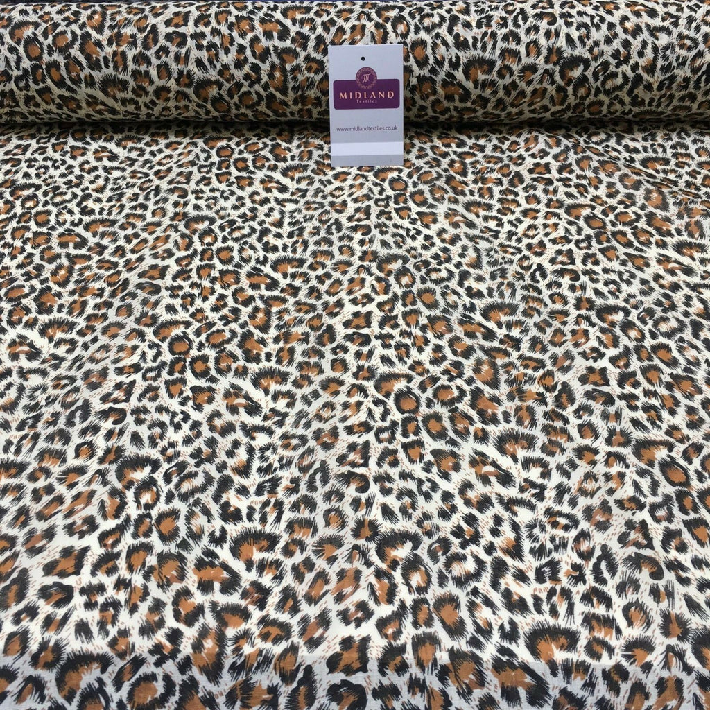 Animal Printed Poly Cotton ideal for craft Fabric 45