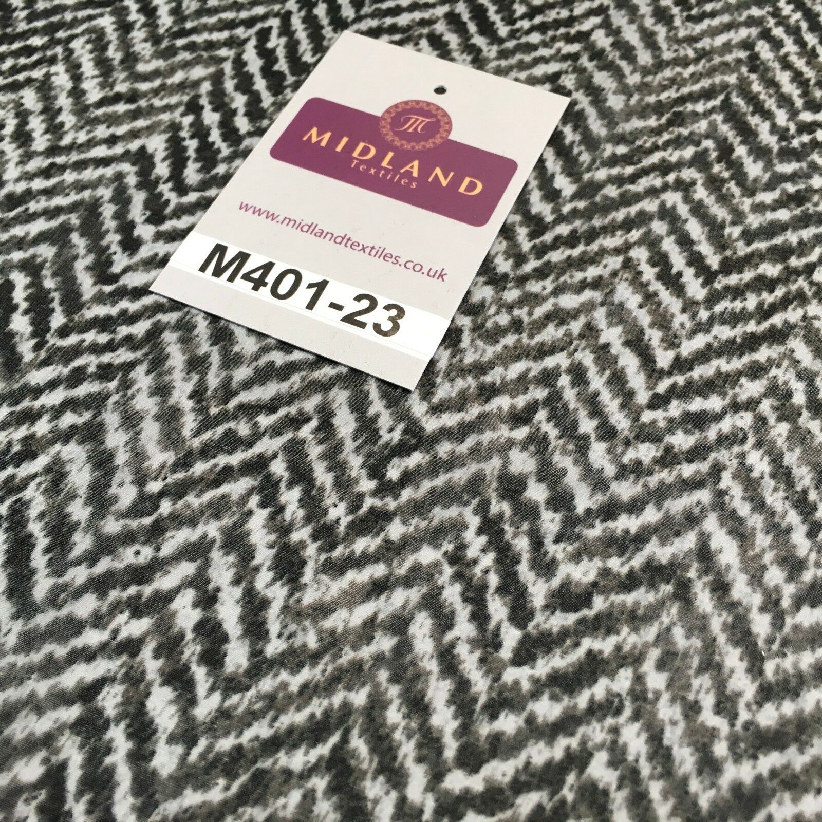 Grey and White Aztec Tribal LIght Printed Chiffon high street dress 58' M401-23