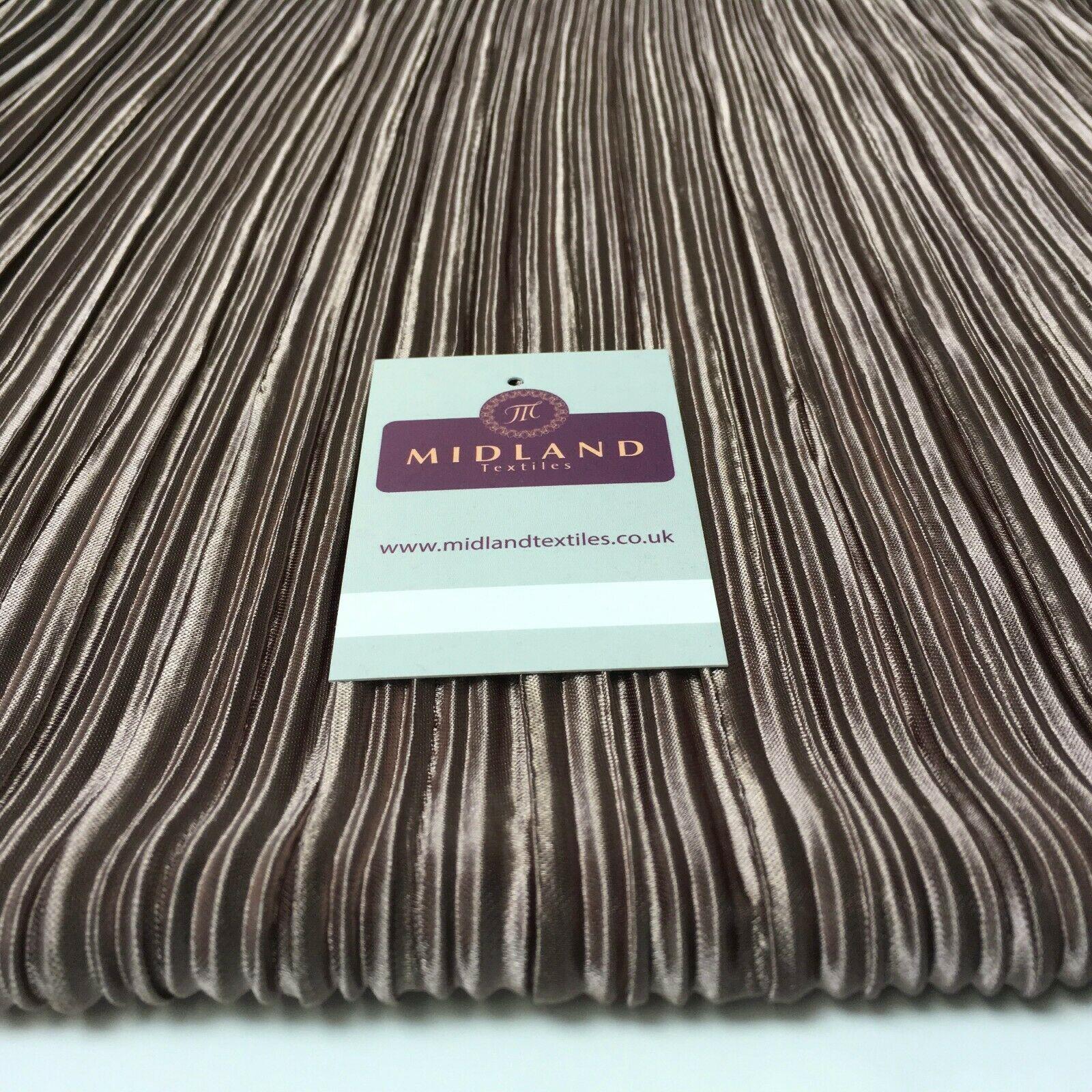 Creased Pleated textured dress palazzo trouser fabric 55' Wide MR998 Mtex