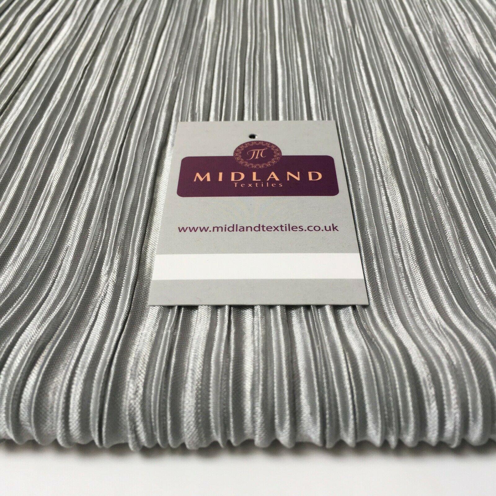 Creased Pleated textured dress palazzo trouser fabric 55' Wide MR998 Mtex