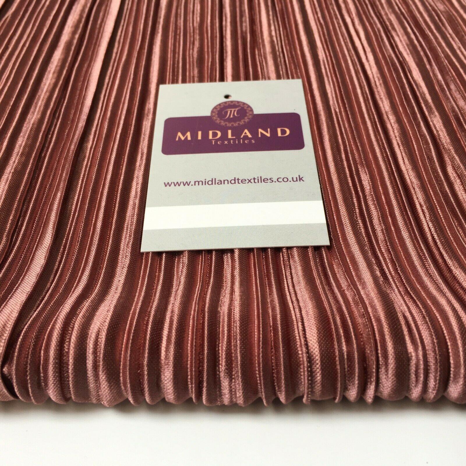 Creased Pleated textured dress palazzo trouser fabric 55' Wide MR998 Mtex