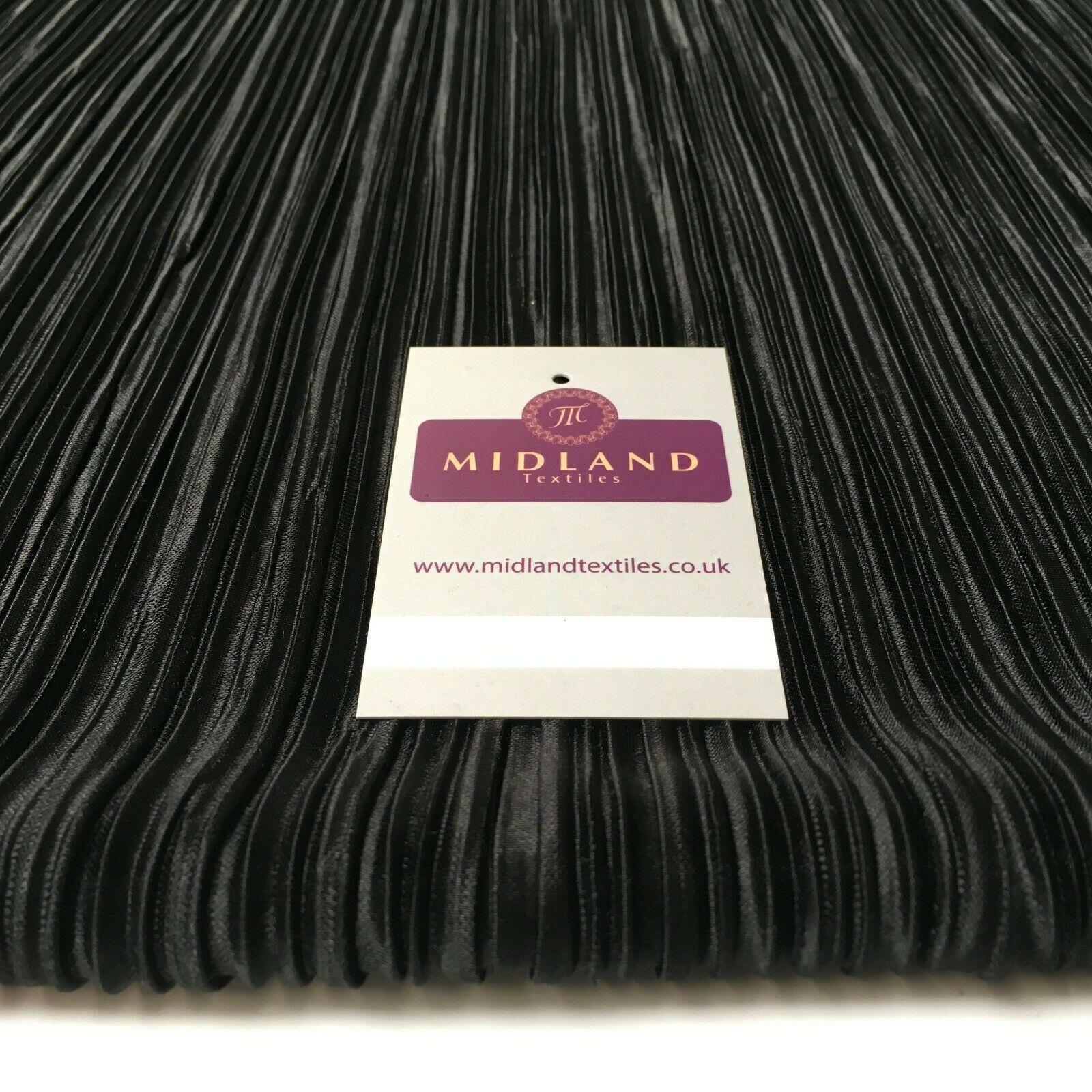 Creased Pleated textured dress palazzo trouser fabric 55' Wide MR998 Mtex