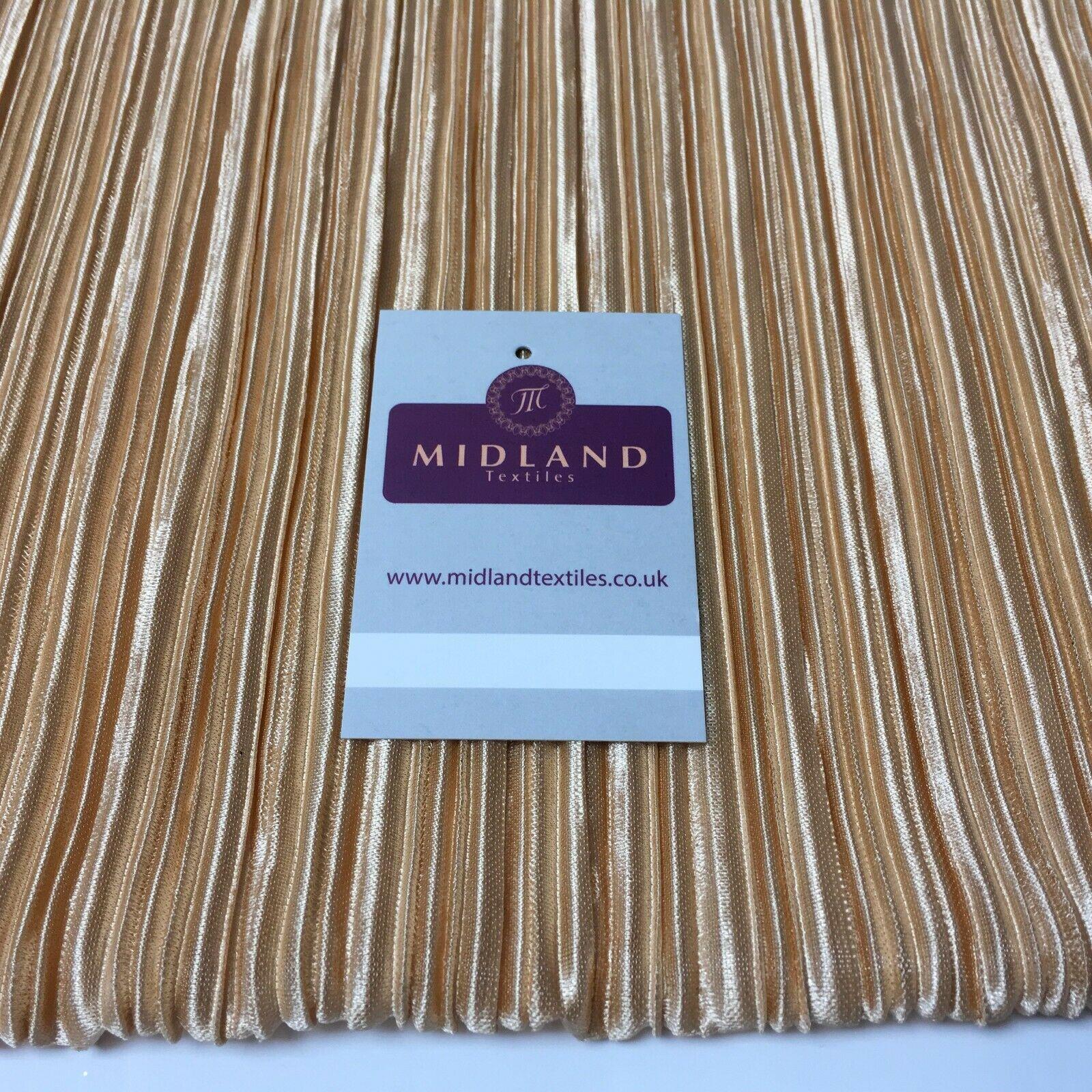 Creased Pleated textured dress palazzo trouser fabric 55' Wide MR998 Mtex