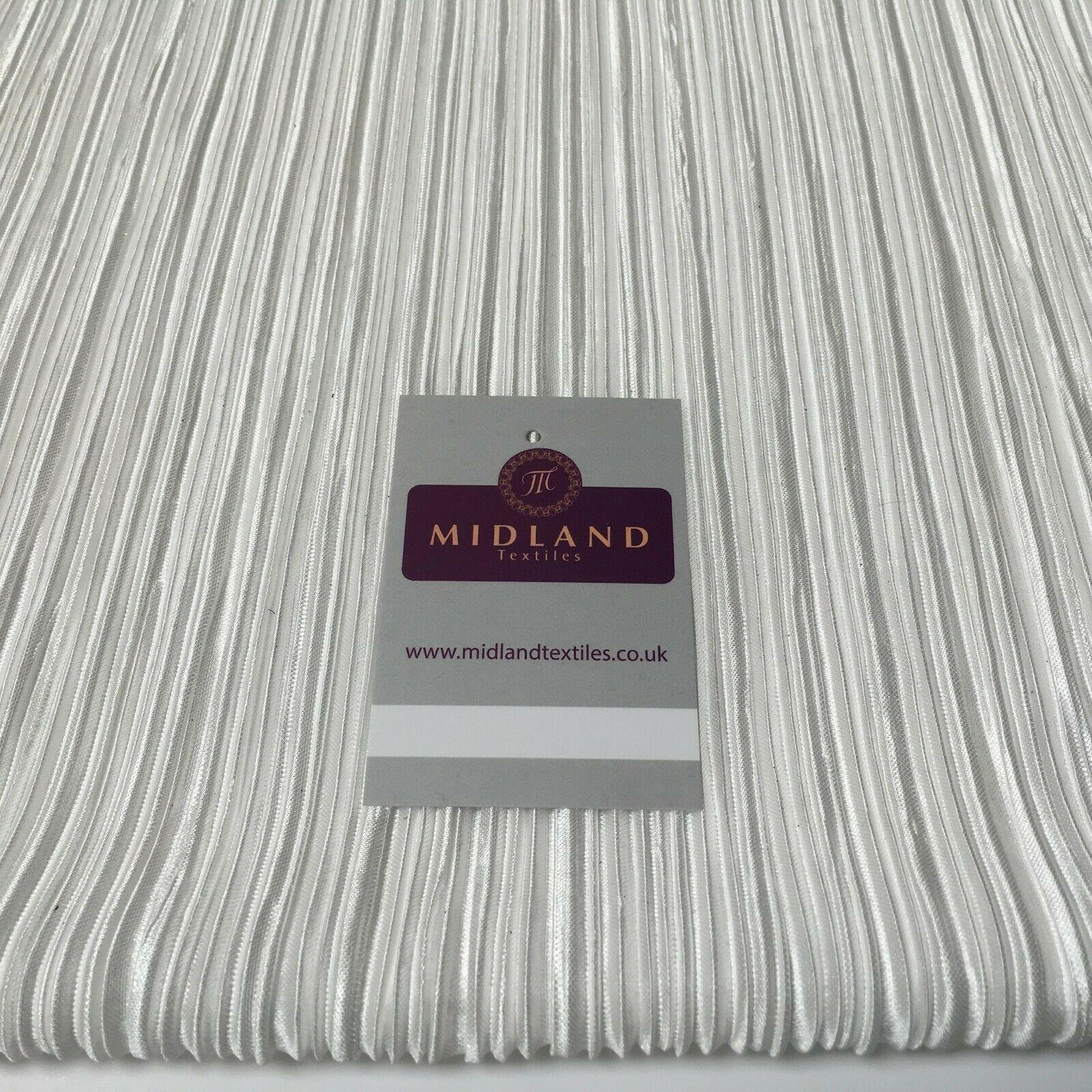 Creased Pleated textured dress palazzo trouser fabric 55' Wide MR998 Mtex