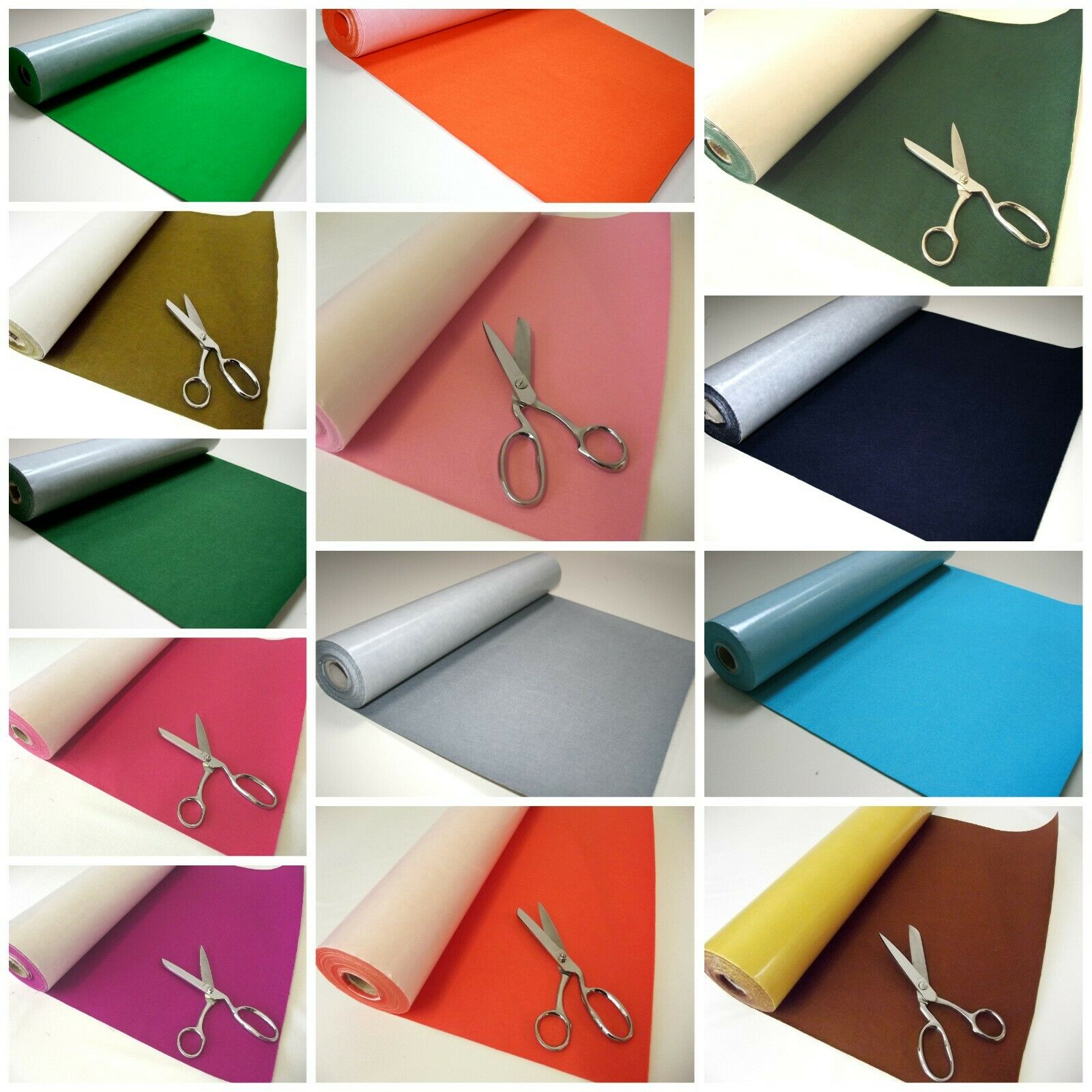 Plain Self Adhesive Backed Baize Felt Arts & Craft Fabric M1467 Lot 1