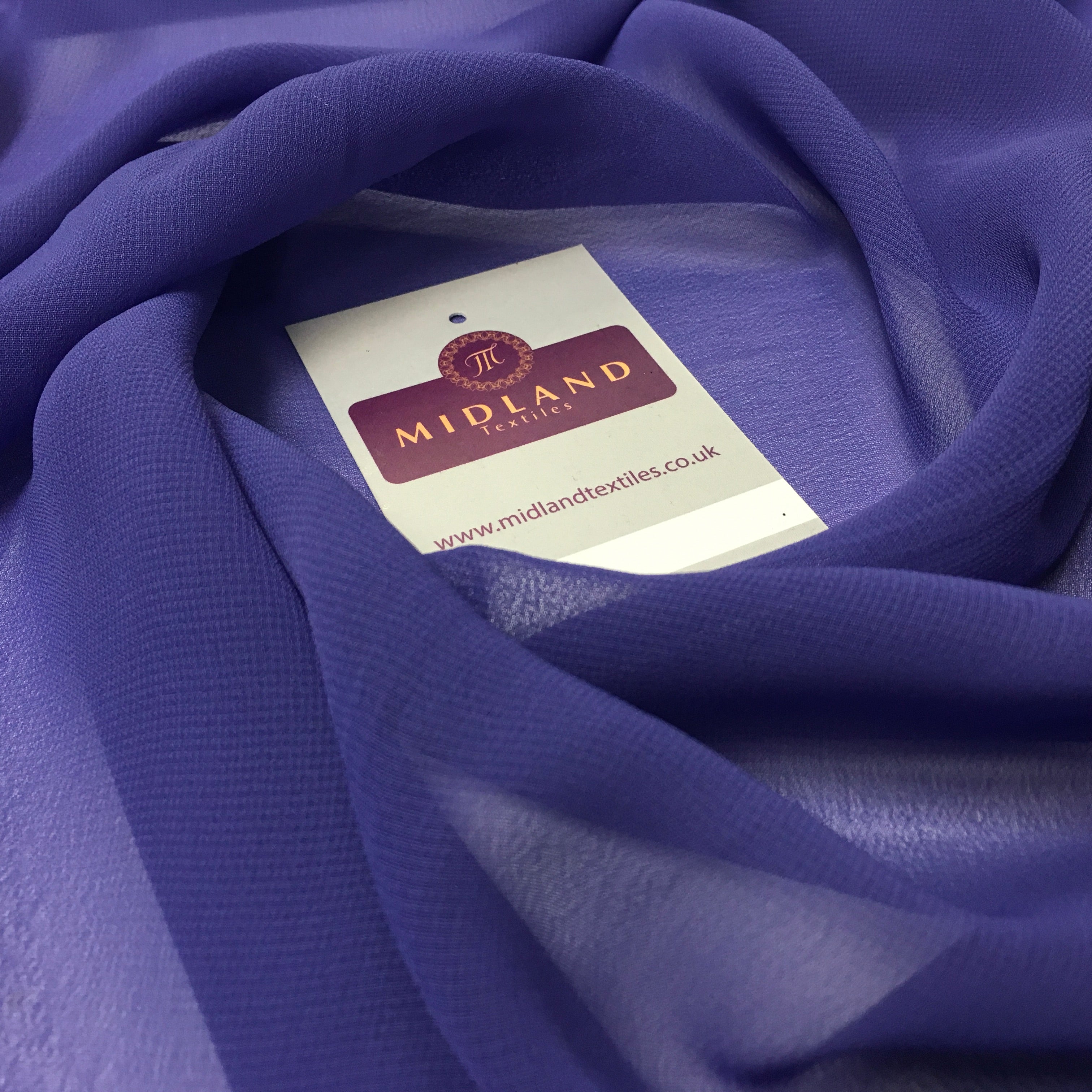 Samples Only of Hi-Multi Caress Chiffon Sheer Fabric Semi-Transparent  M608 Mtex