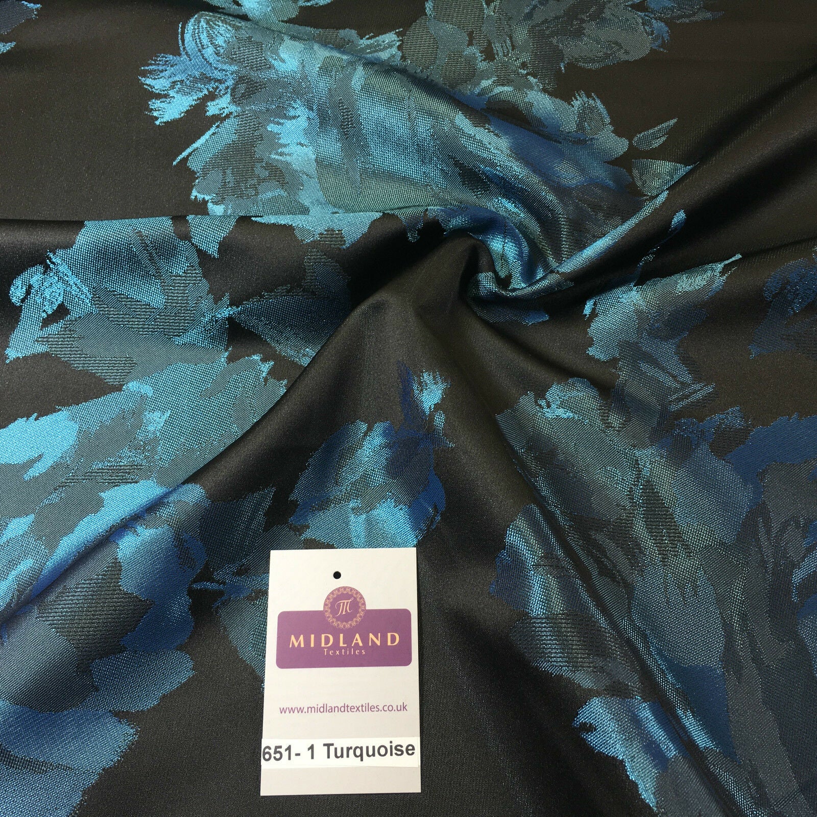 Vintage Floral taffeta fabric ideal for cushions and patchwork 58' M651 Mtex