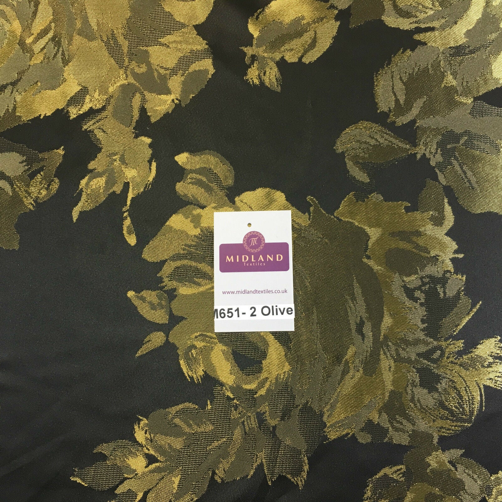 Vintage Floral taffeta fabric ideal for cushions and patchwork 58' M651 Mtex