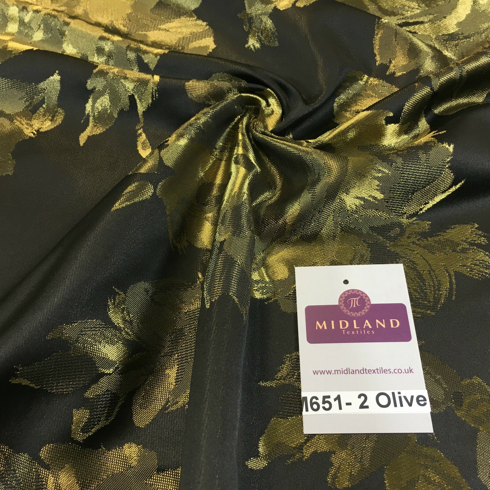 Vintage Floral taffeta fabric ideal for cushions and patchwork 58' M651 Mtex