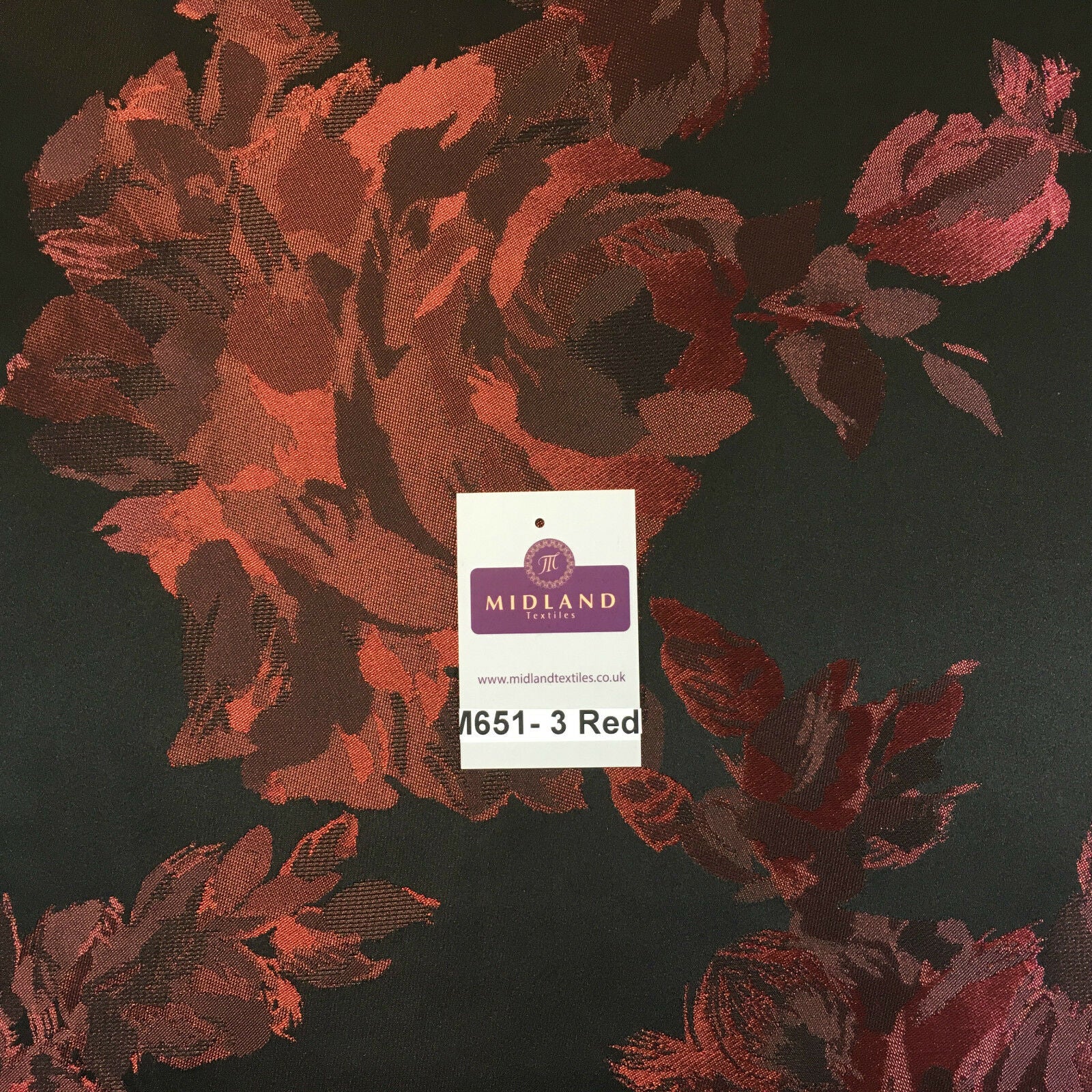 Vintage Floral taffeta fabric ideal for cushions and patchwork 58' M651 Mtex