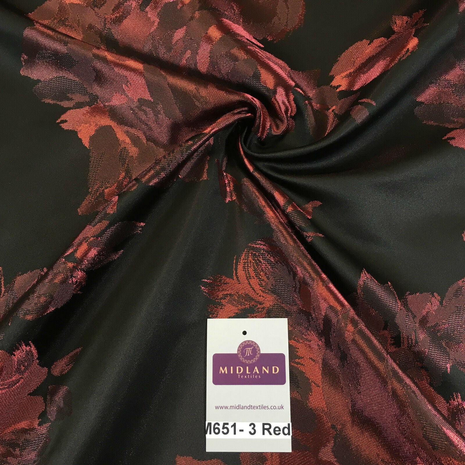 Vintage Floral taffeta fabric ideal for cushions and patchwork 58' M651 Mtex