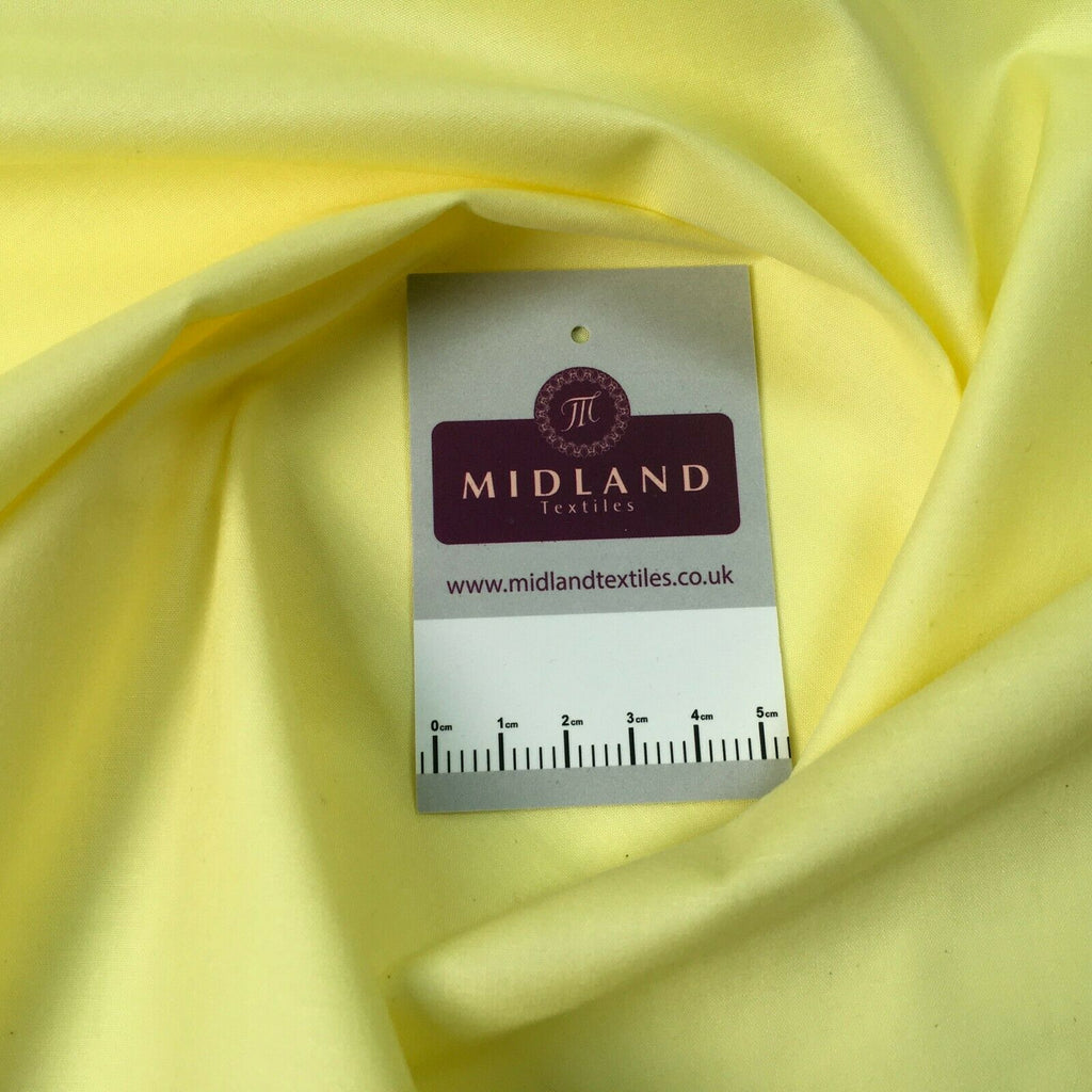 Plain Soft 100% Cotton Poplin dyed Fabric 110 cm MK1228 Mtex