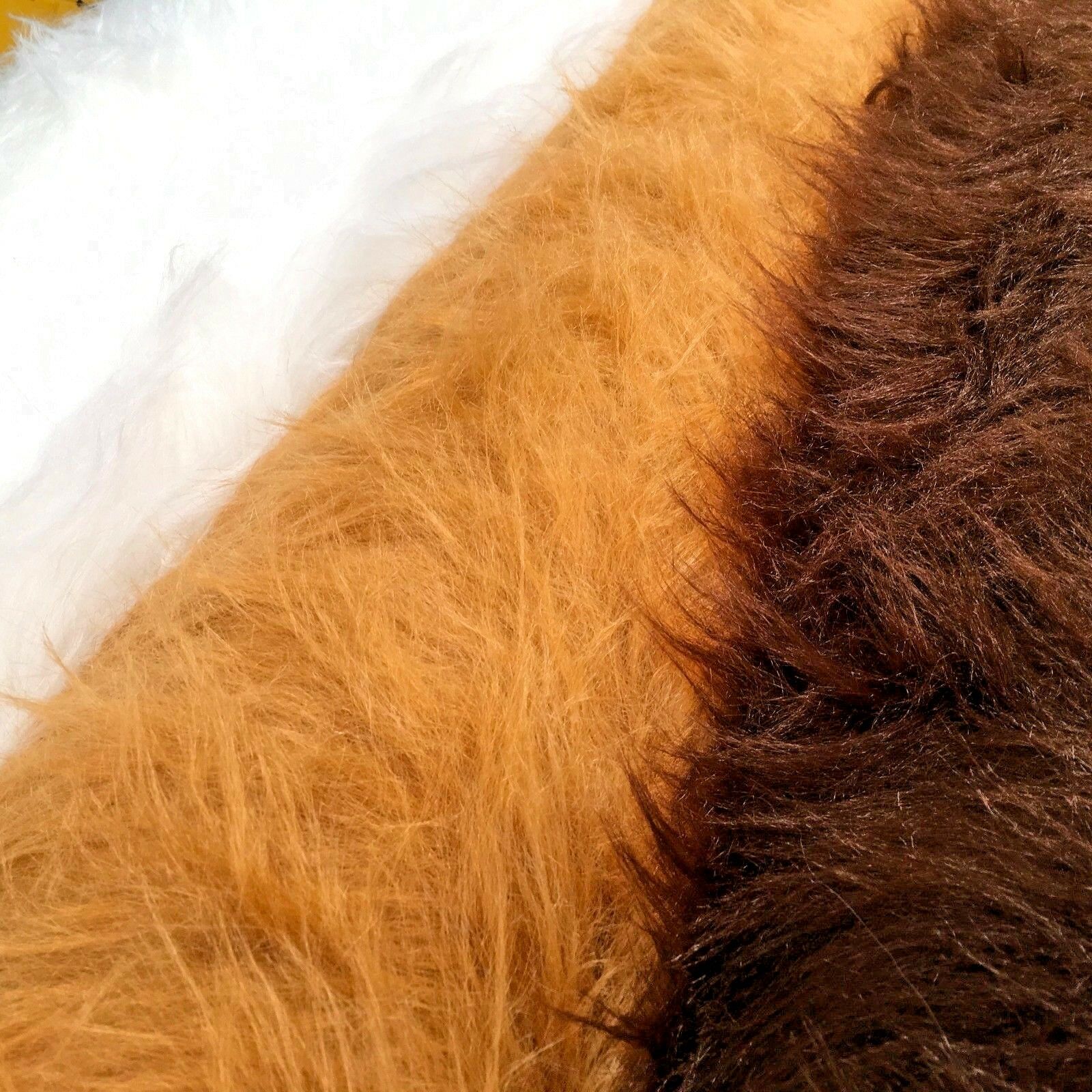 Plain Faux Fur 75mm Long Pile ideal for clothing, pet beds 58' Wide Mtex MT931