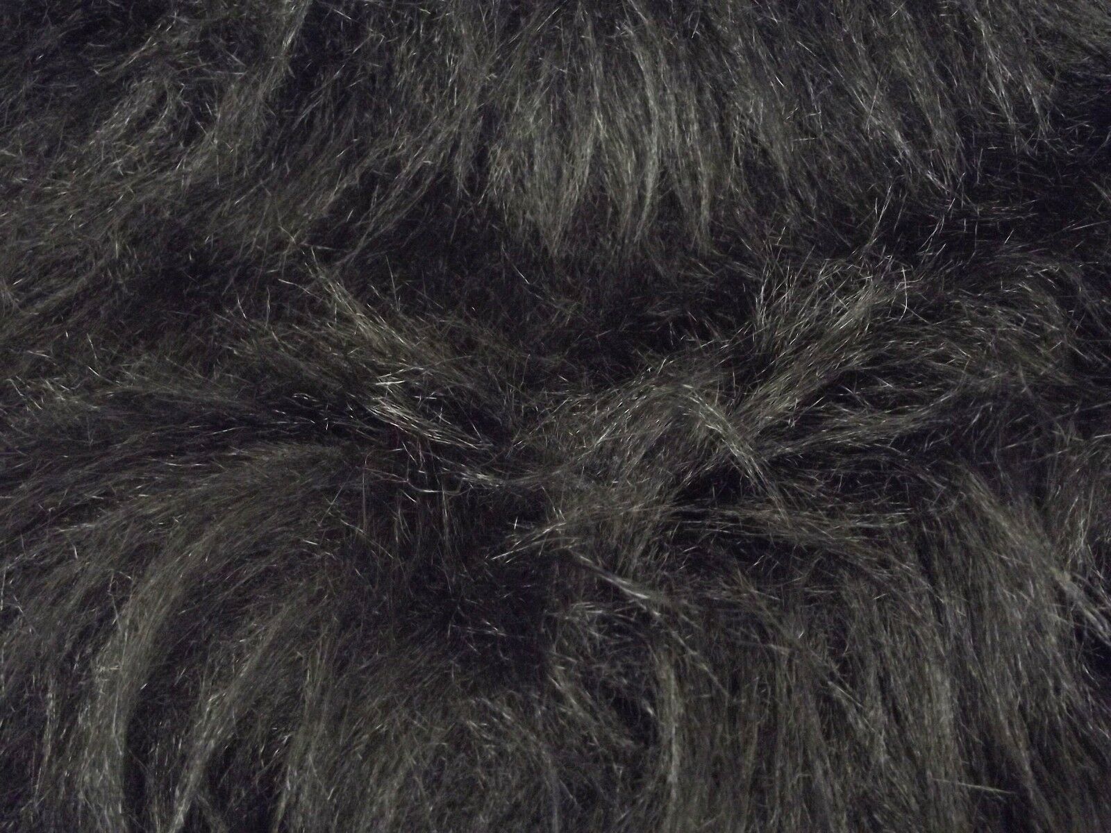 Plain Faux Fur 75mm Long Pile ideal for clothing, pet beds 58