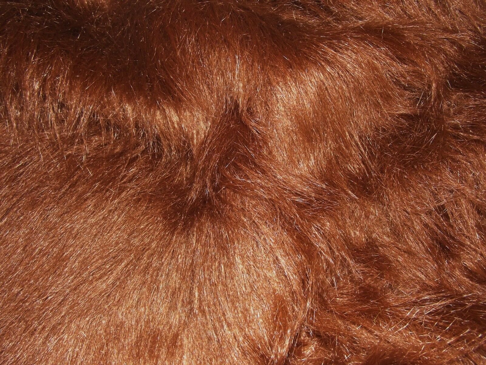 Plain Faux Fur 75mm Long Pile ideal for clothing, pet beds 58
