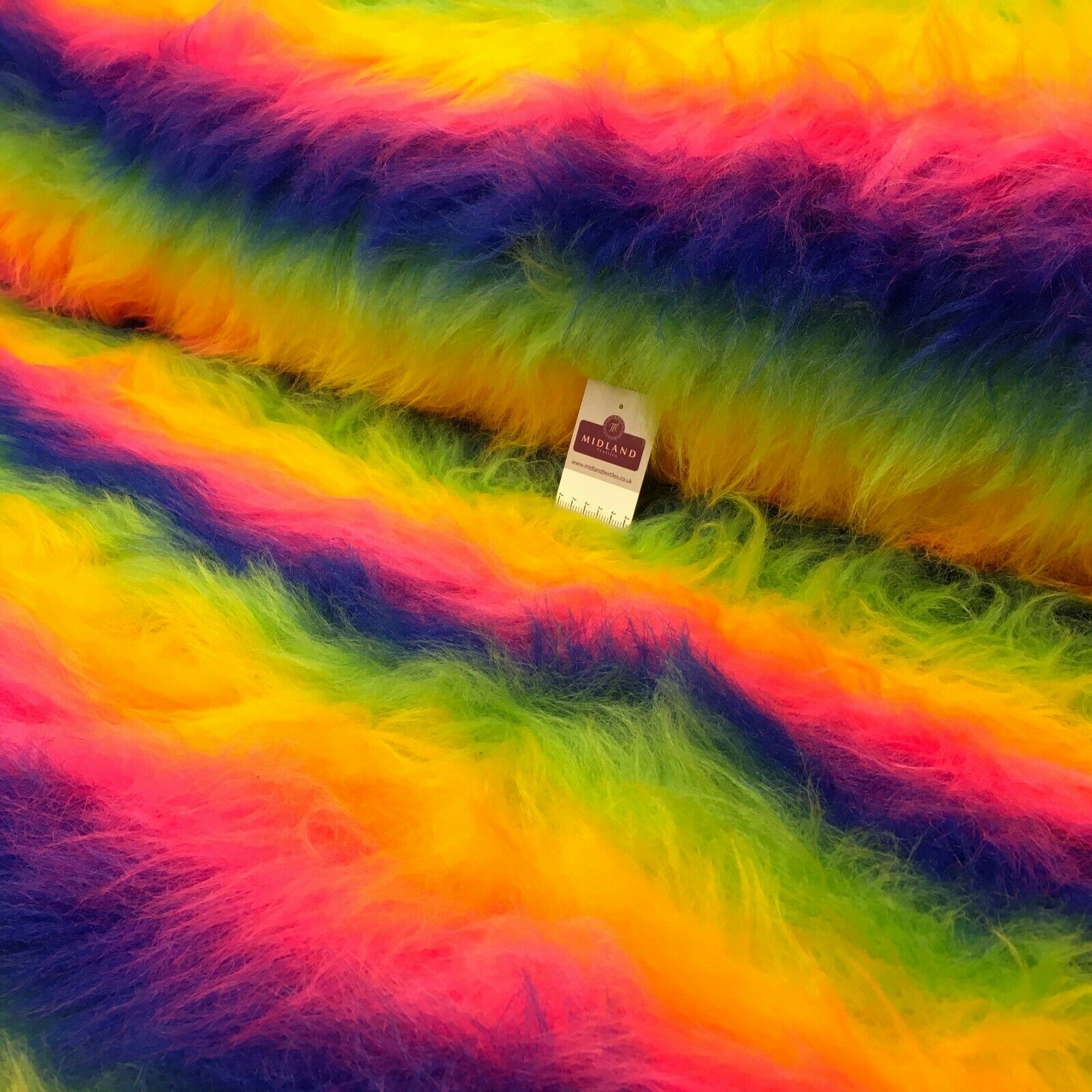Plain Faux Fur 75mm Long Pile ideal for clothing, pet beds 58' Wide Mtex MT931
