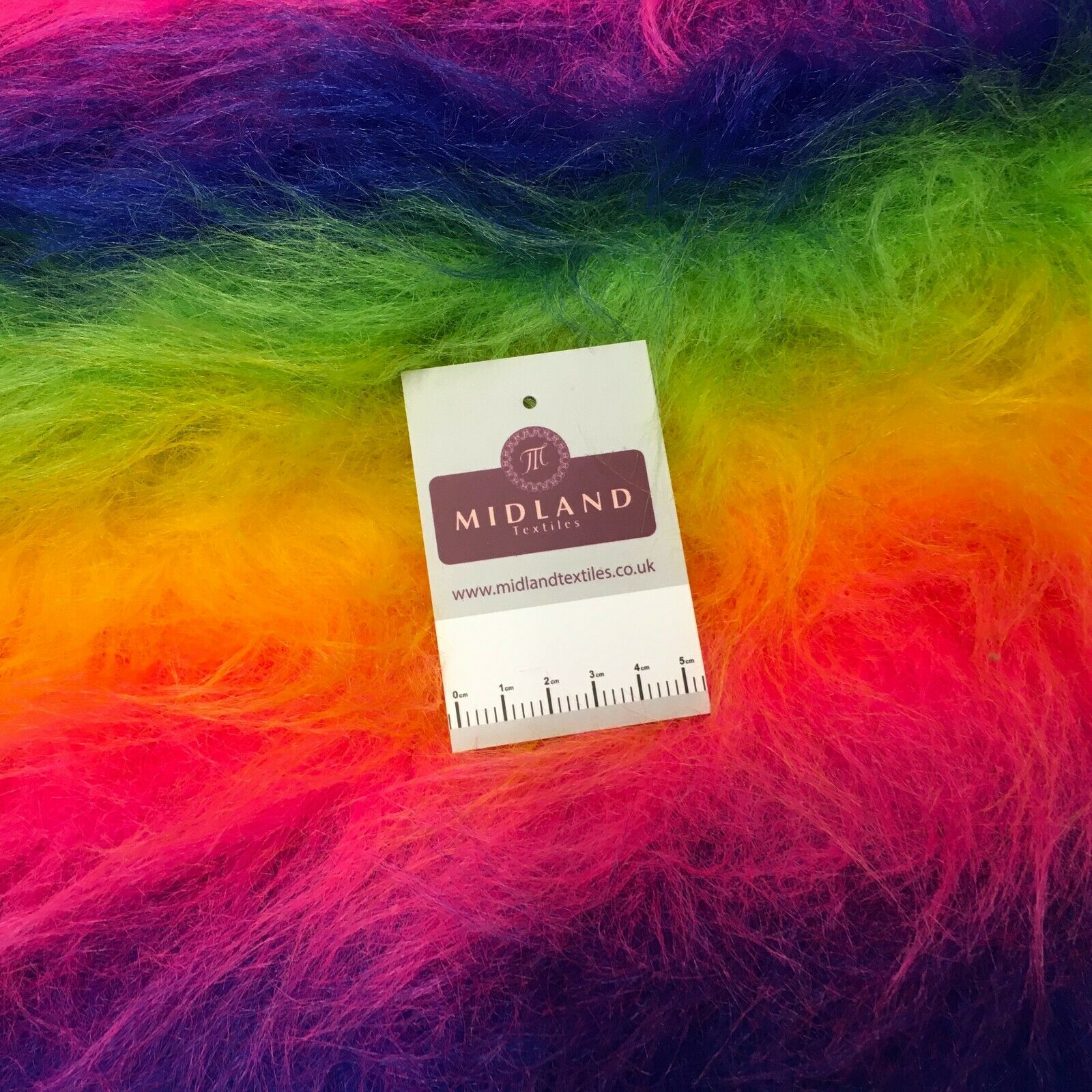 Plain Faux Fur 75mm Long Pile ideal for clothing, pet beds 58