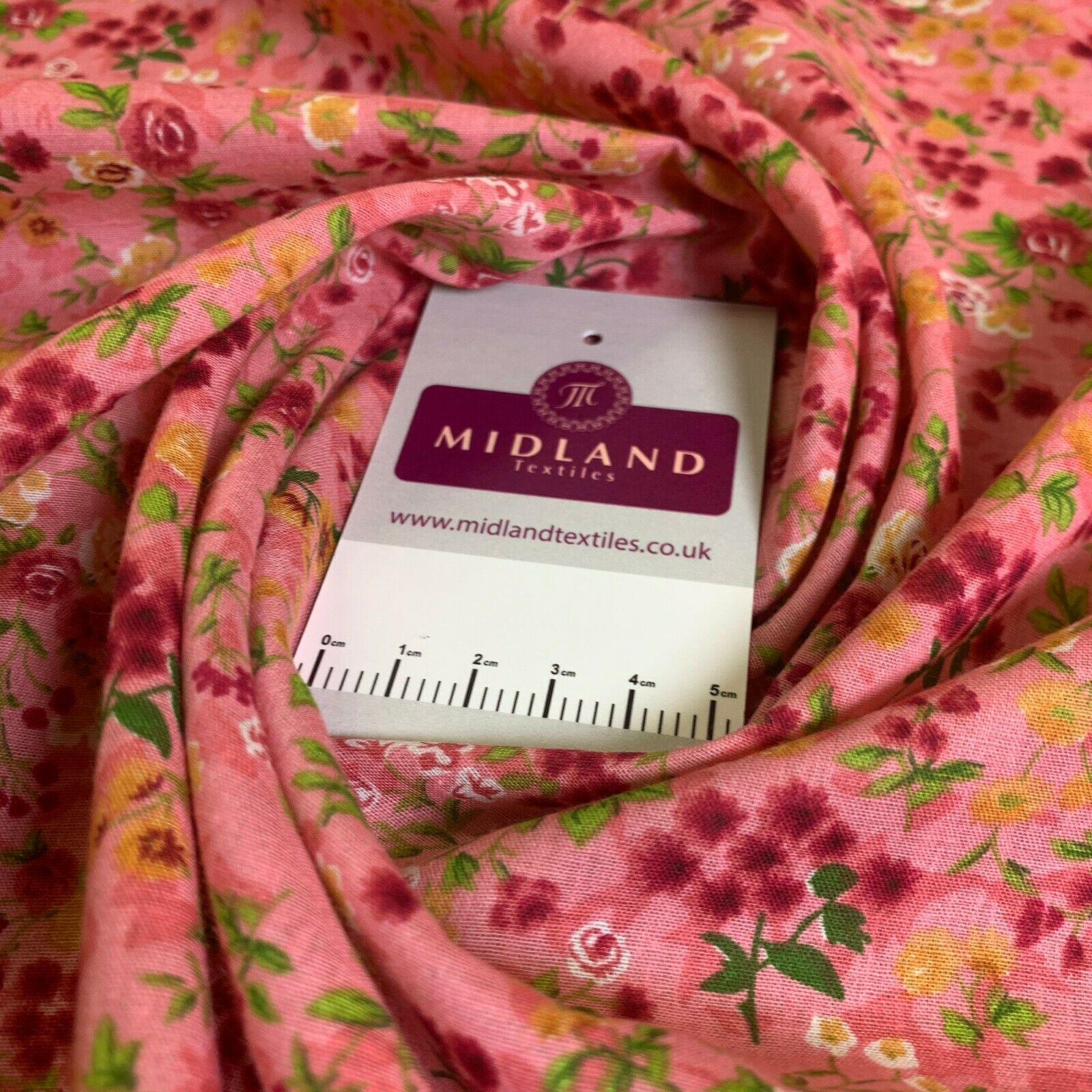 Vintage Floral Printed 100% Cotton Lawn Dress Fabric 58' Wide MH953 Mtex