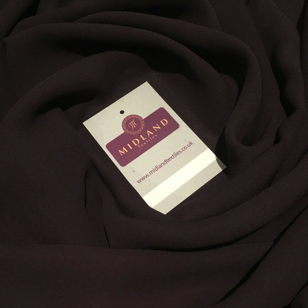 Plain Amazon Crepe Georgette chiffon Fabric 44