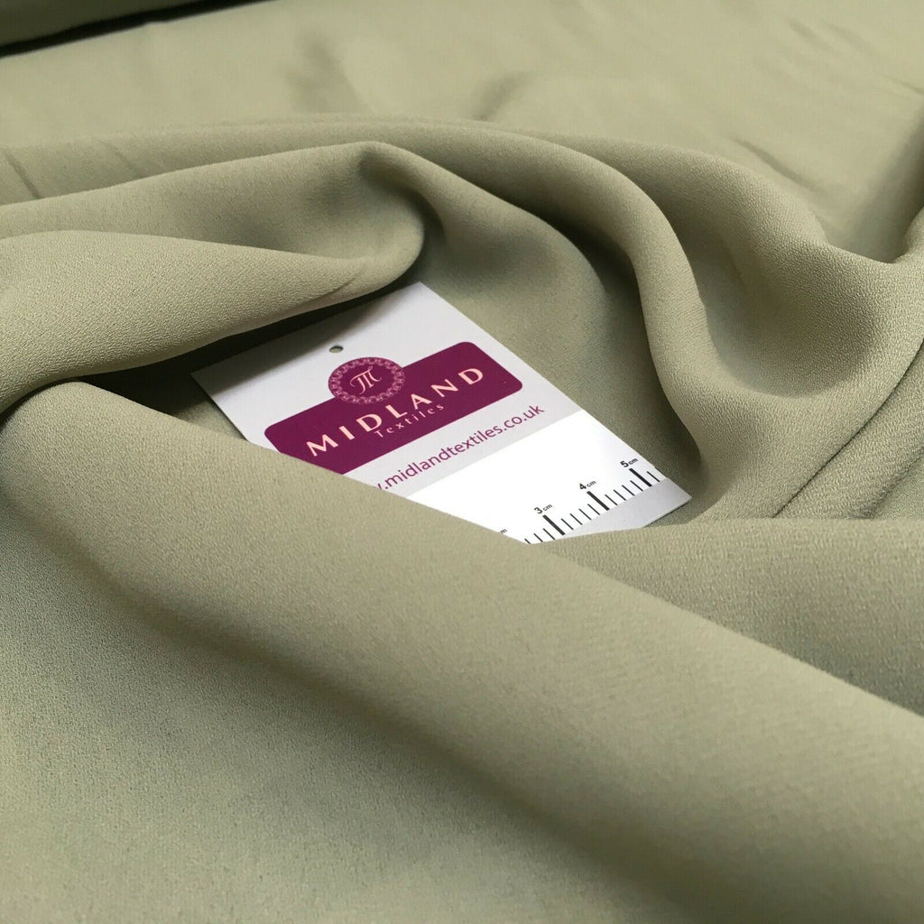 Plain Amazon Crepe Georgette chiffon Fabric 44