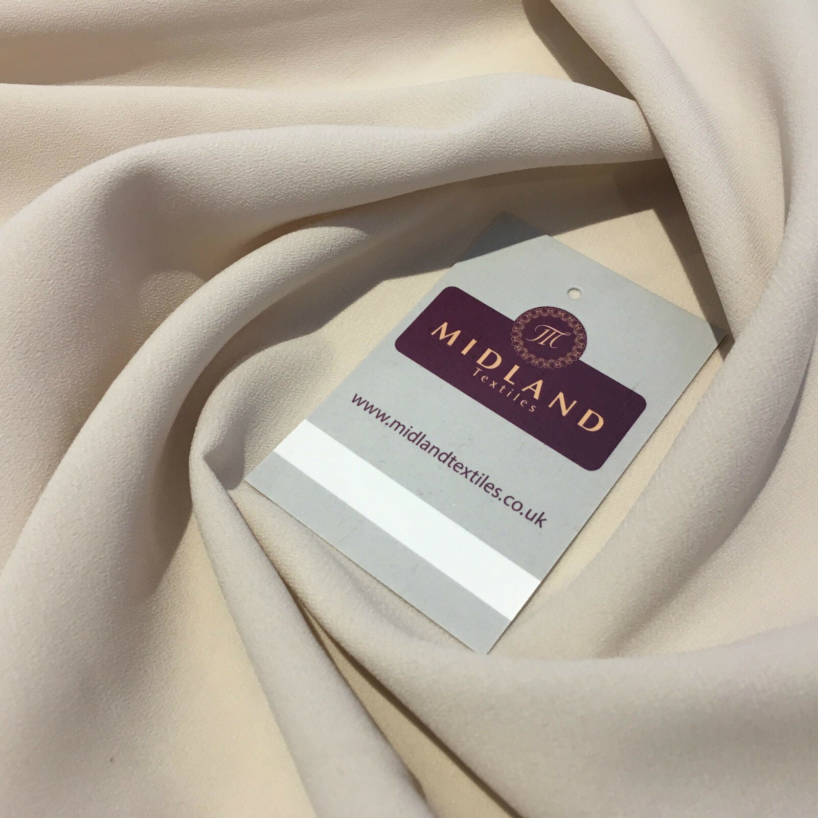 Plain Poly Moss Crepe Georgette dress fabric medium weight 44' Wide M440 Mtex