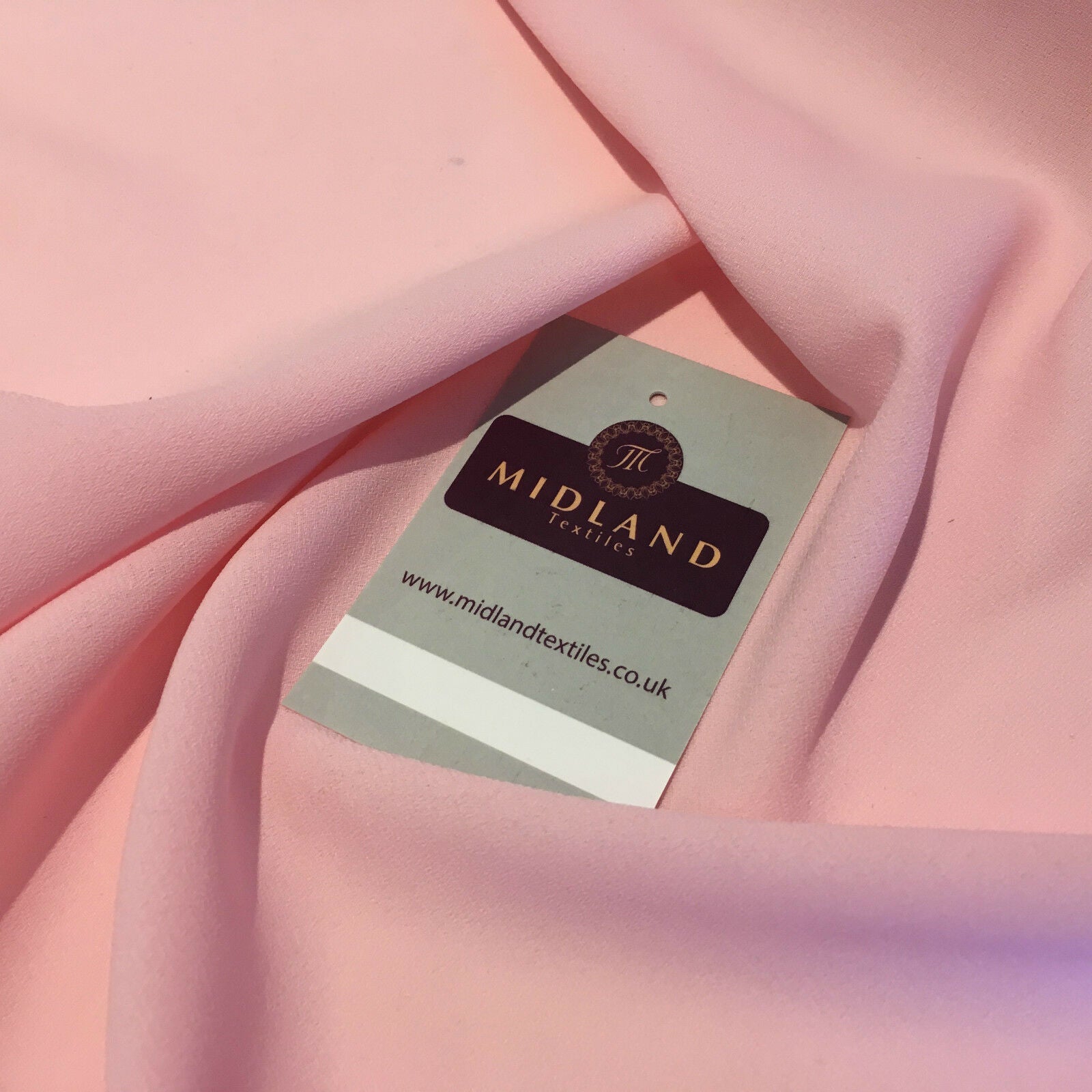 Plain Poly Moss Crepe Georgette dress fabric medium weight 44' Wide M440 Mtex