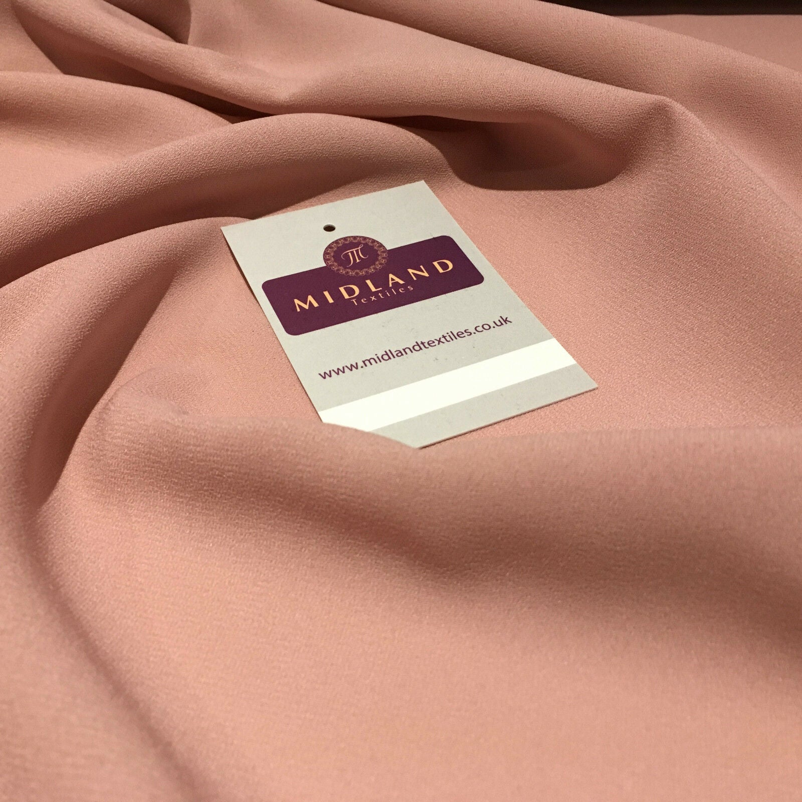 Plain Poly Moss Crepe Georgette dress fabric medium weight 44' Wide M440 Mtex