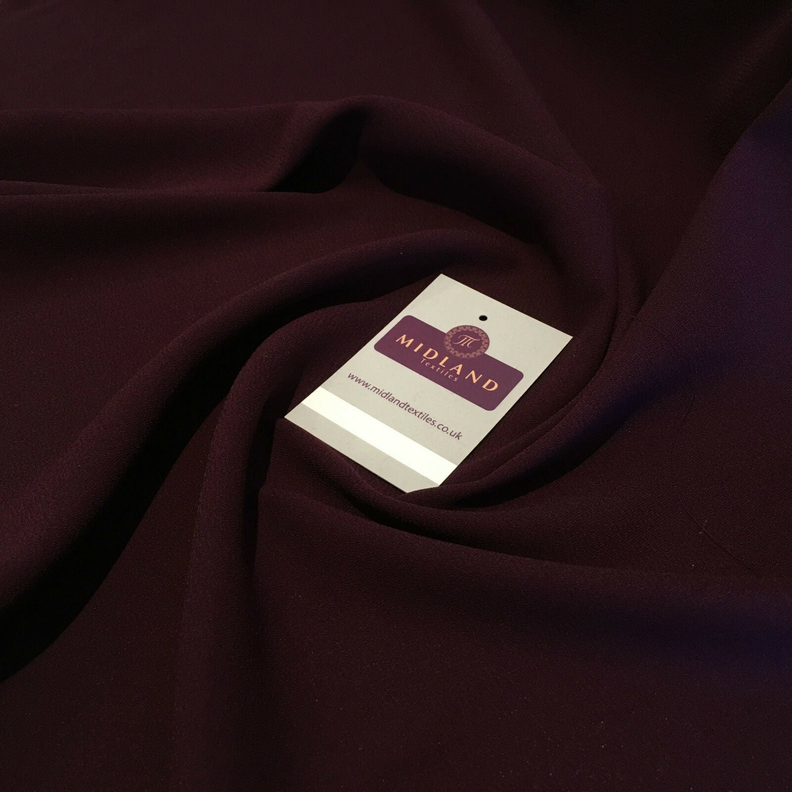 Plain Poly Moss Crepe Georgette dress fabric medium weight 44' Wide M440 Mtex