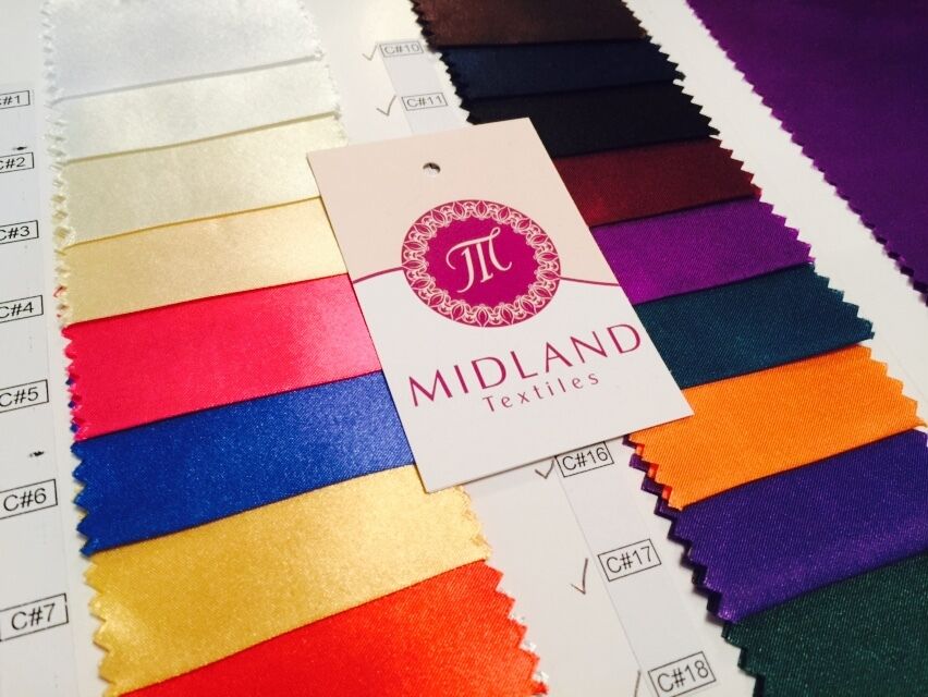 Smooth Silky Satin dressmaking fabric 60 inches wide M89 Mtex