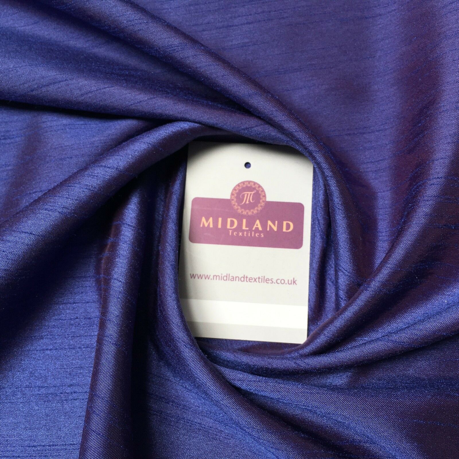 SATIN BACKED FAUX DUPION Shantung RAW SILK 100% POLYESTER FABRIC 44' M299