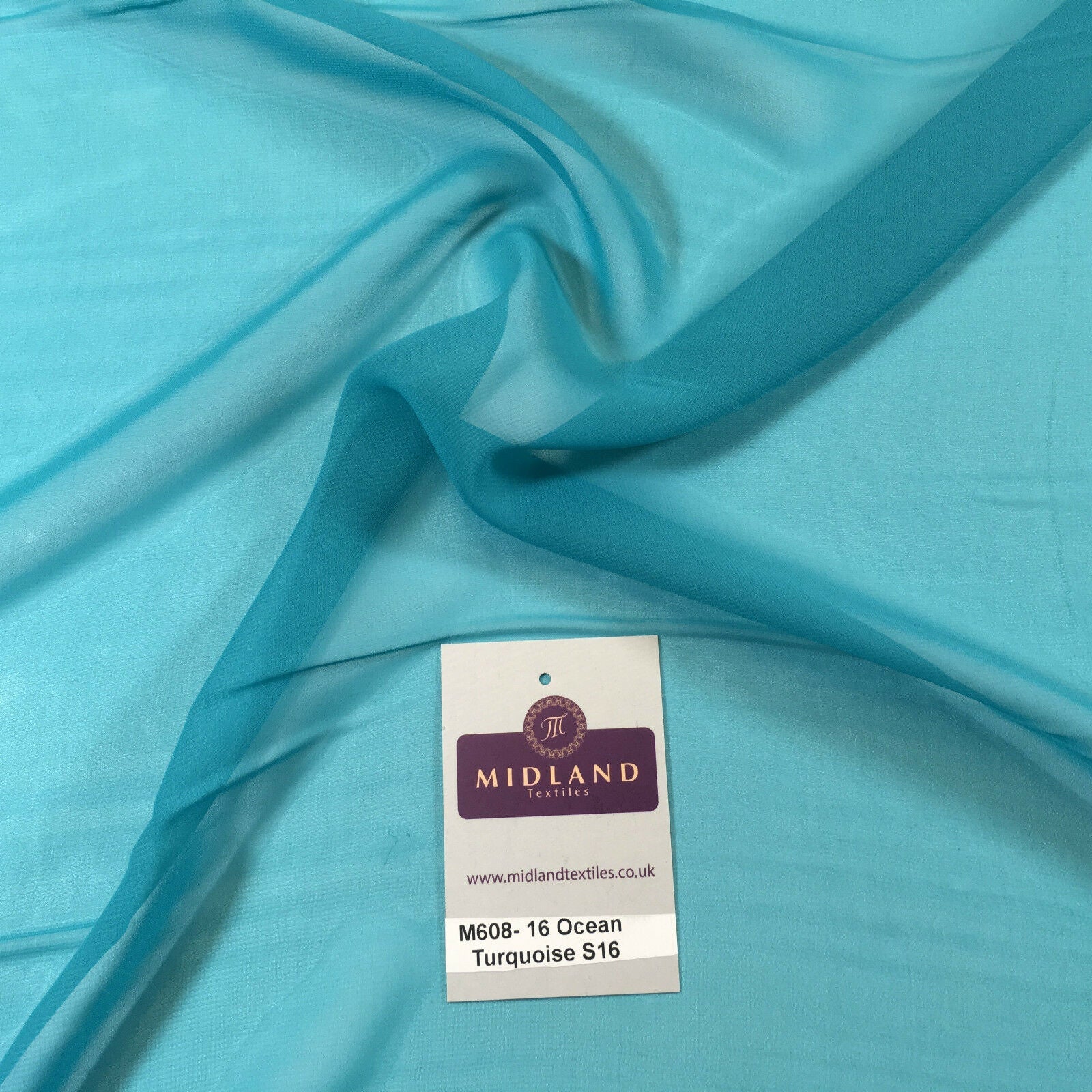 Samples Only of Hi-Multi Caress Chiffon Sheer Fabric Semi-Transparent  M608 Mtex