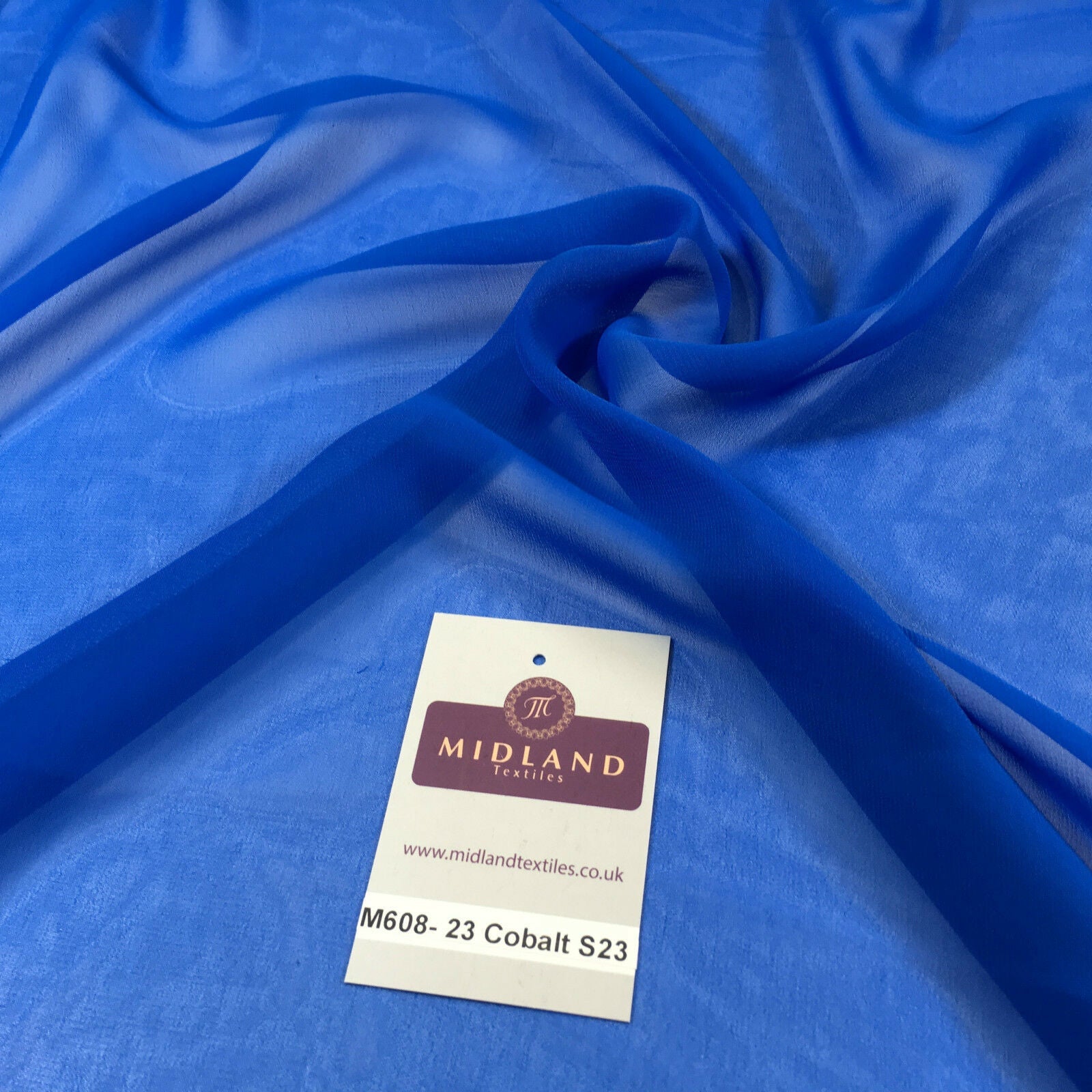 Samples Only of Hi-Multi Caress Chiffon Sheer Fabric Semi-Transparent  M608 Mtex