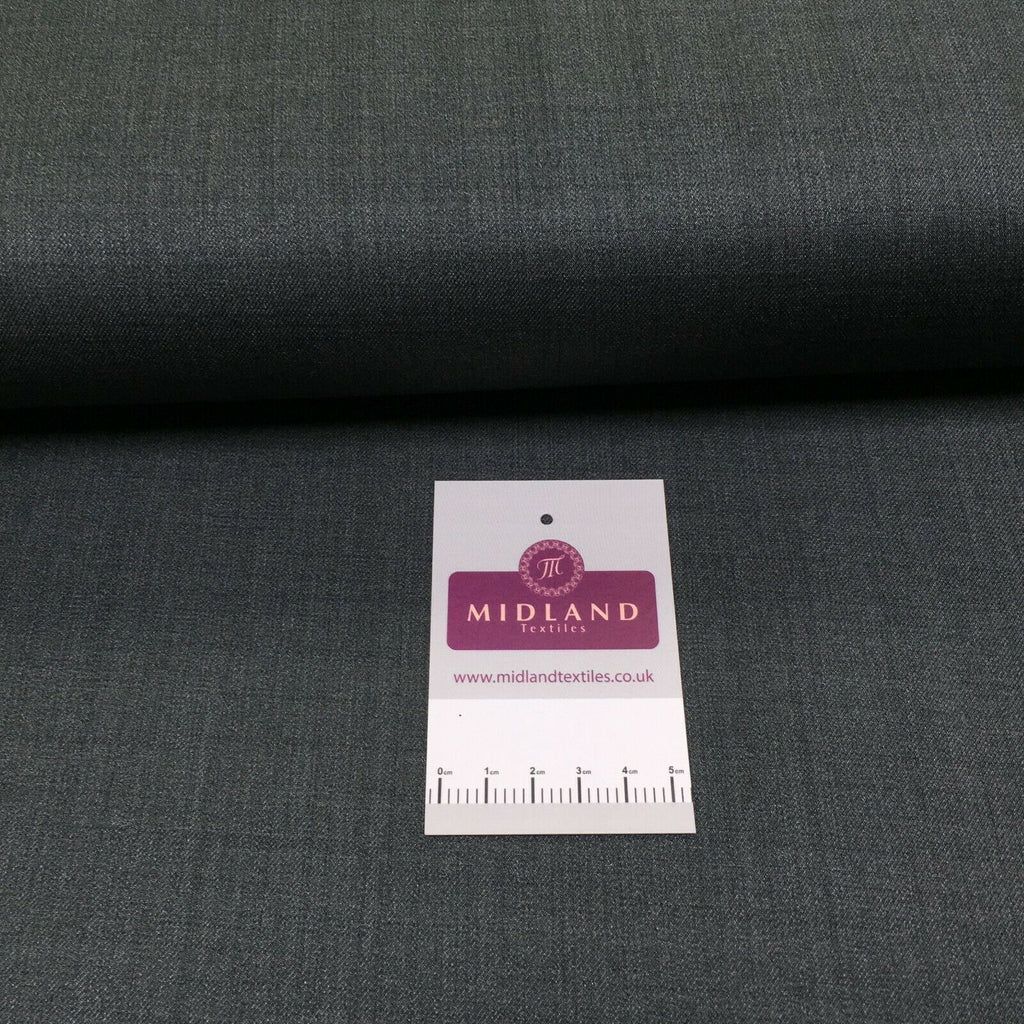 Premium woven grey suiting fabric M1497 Mtex