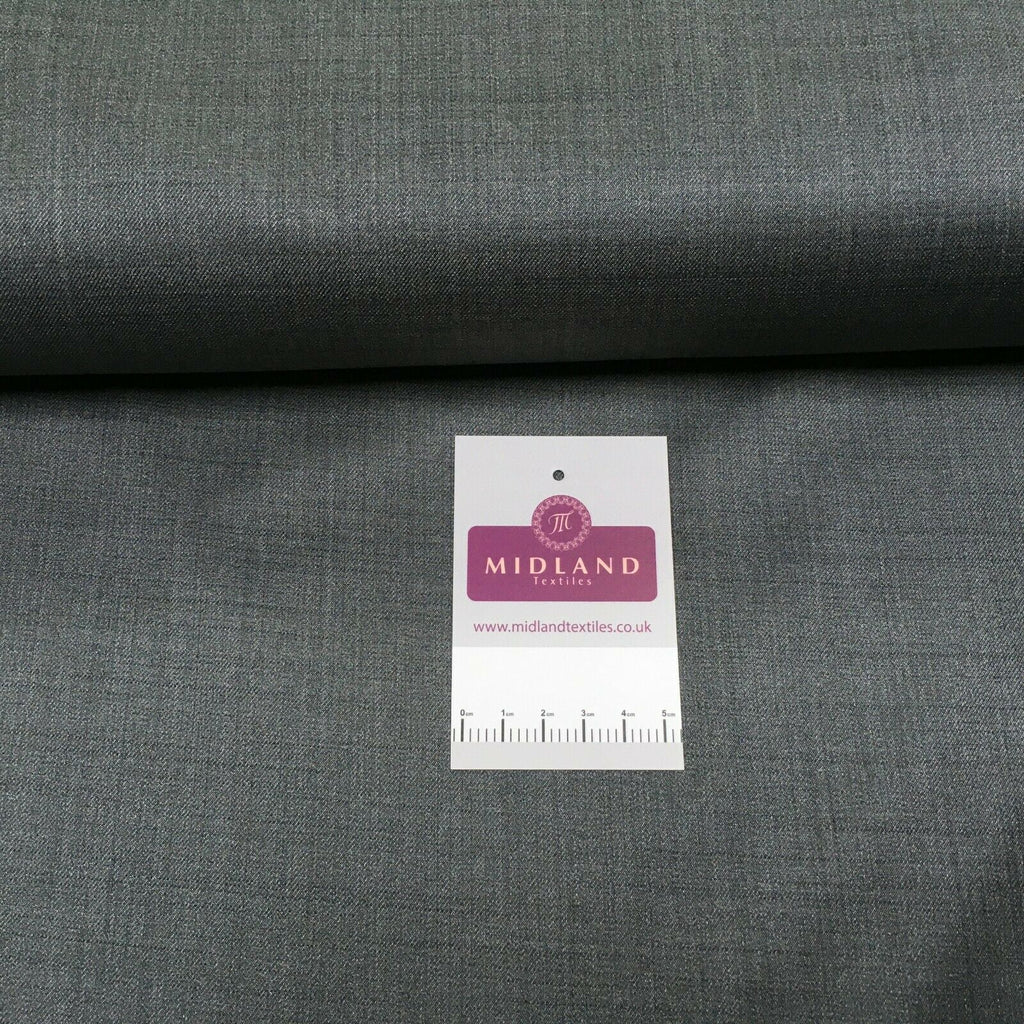 Premium woven grey suiting fabric M1497 Mtex