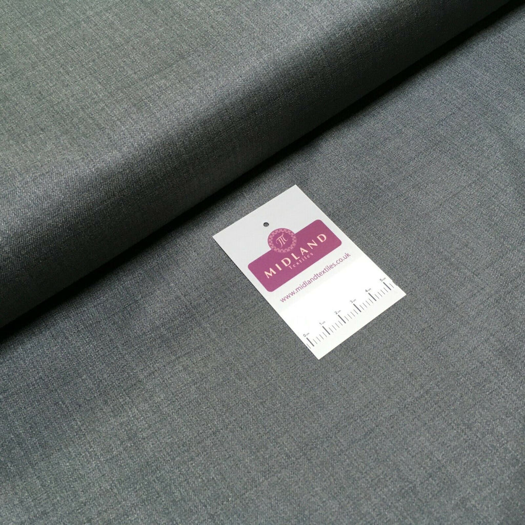 Premium woven grey suiting fabric M1497 Mtex