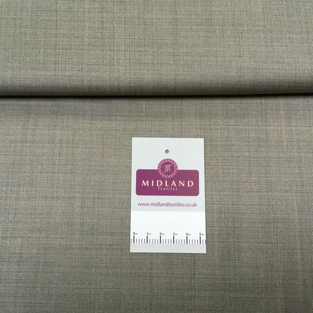 Premium woven grey suiting fabric M1497 Mtex