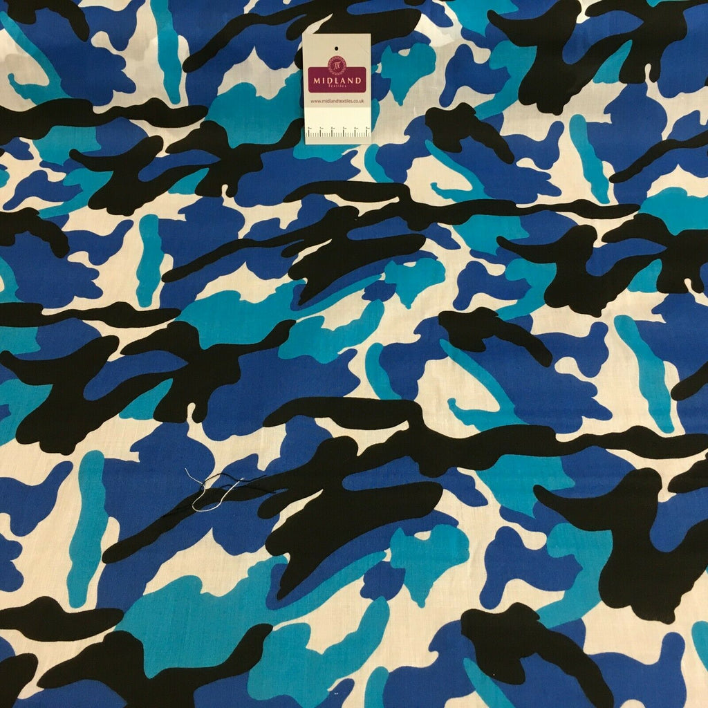 Army Military Camouflage  Polycotton Fabric 110cm Wide MS1352 Mtex