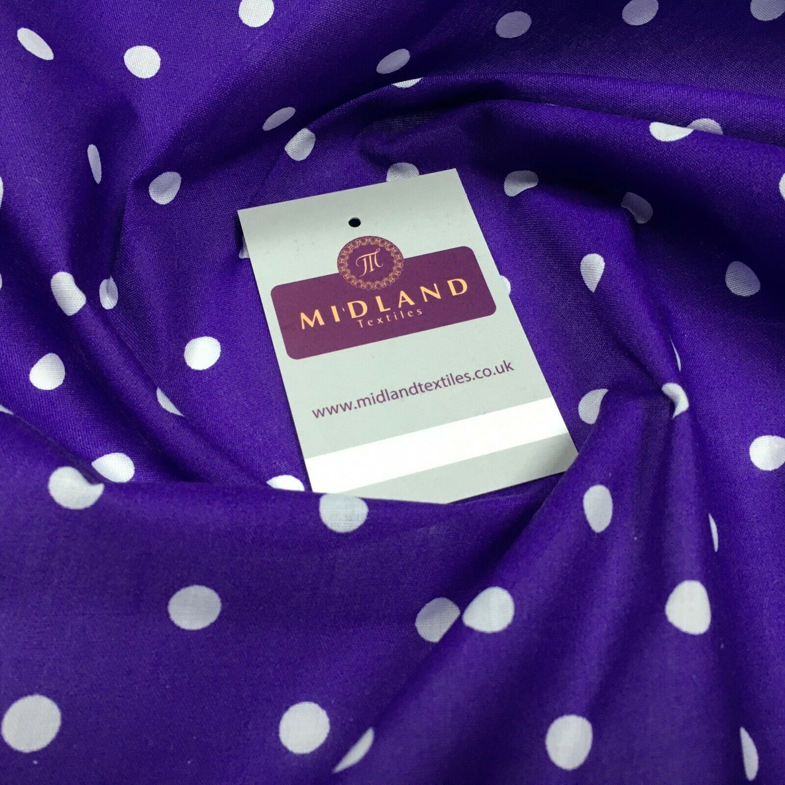 Pea Spot Dot print polycotton Fabric 110cm Wide MS1351 Mtex Mask Fabric