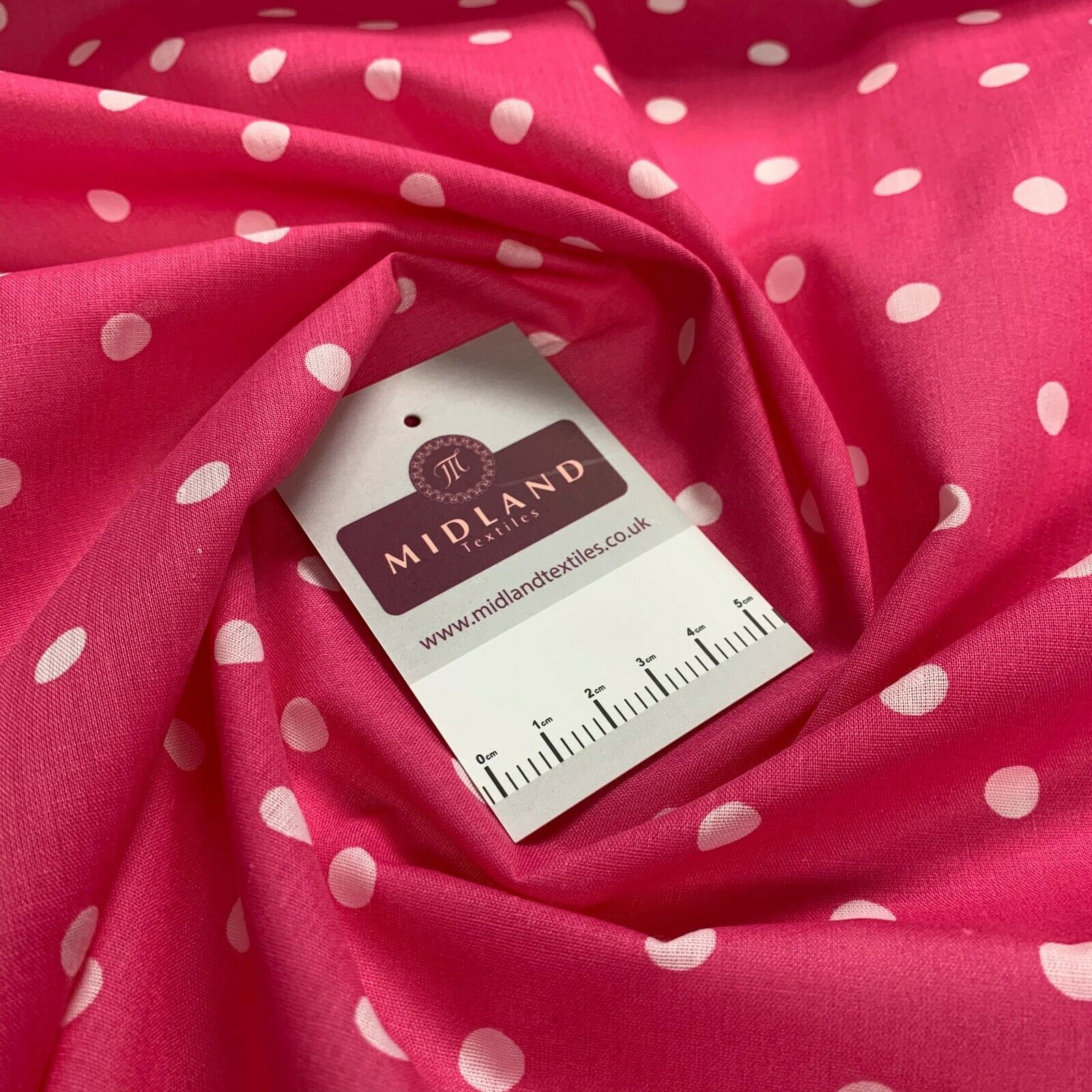 Pea Spot Dot print polycotton Fabric 110cm Wide MS1351 Mtex Mask Fabric