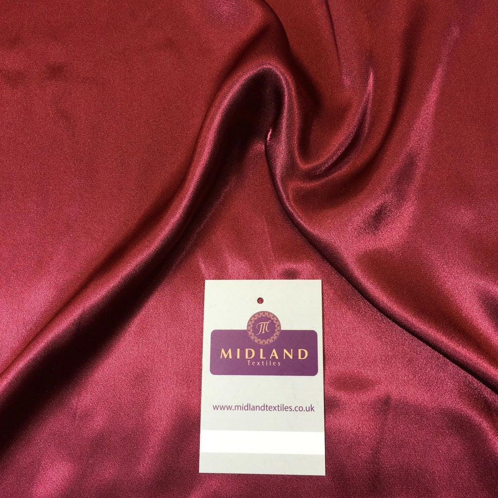 Silky Liquid Satin Fabric Plain Dress Fabric 150cm Wide 60