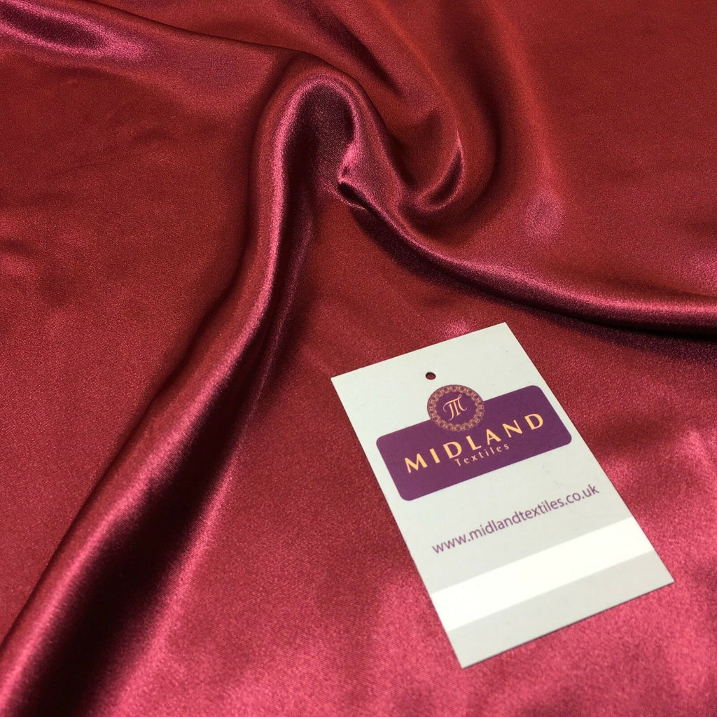 Silky Liquid Satin Fabric Plain Dress Fabric 150cm Wide 60