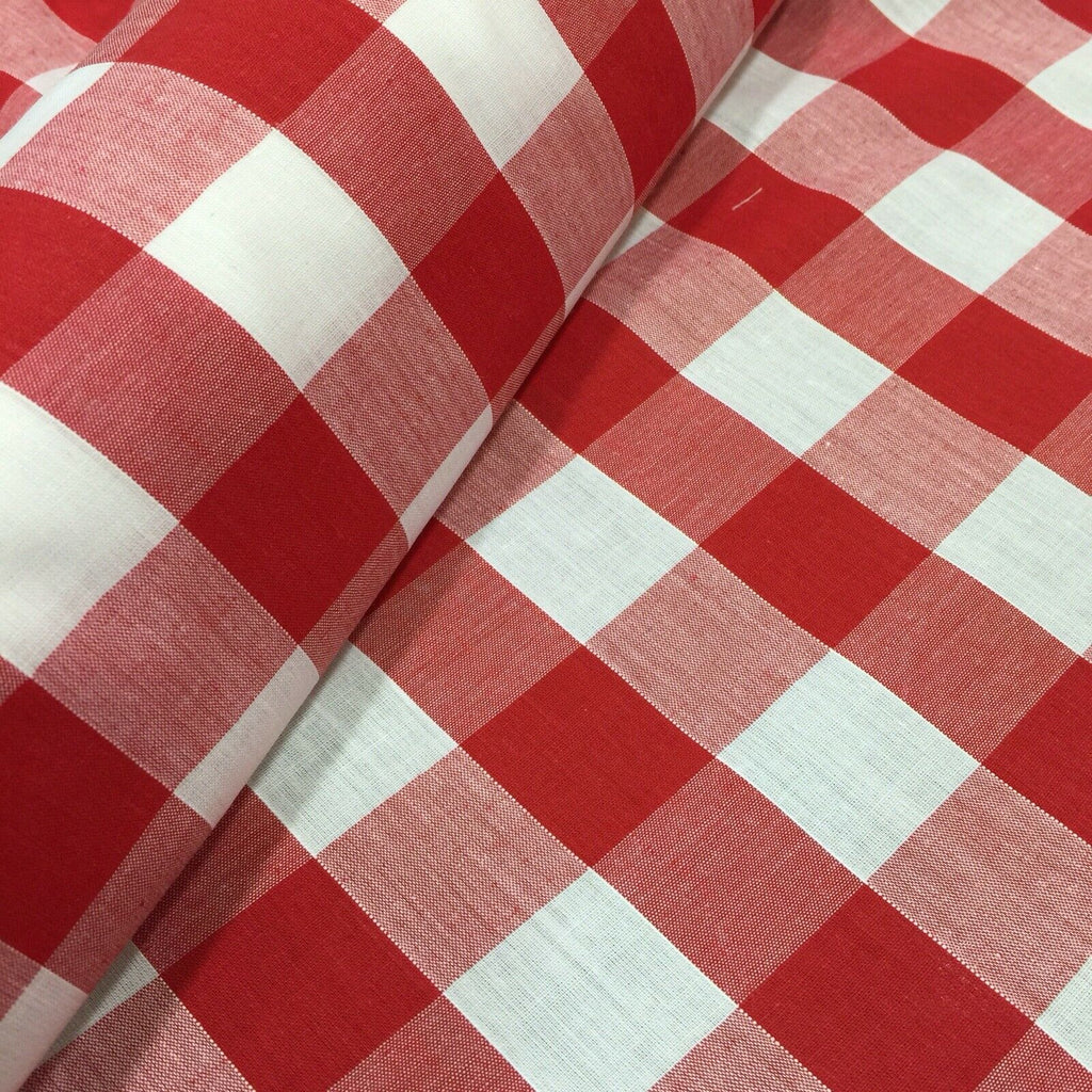 Timeless 1-inch Gingham Check Polycotton Fabric - 44