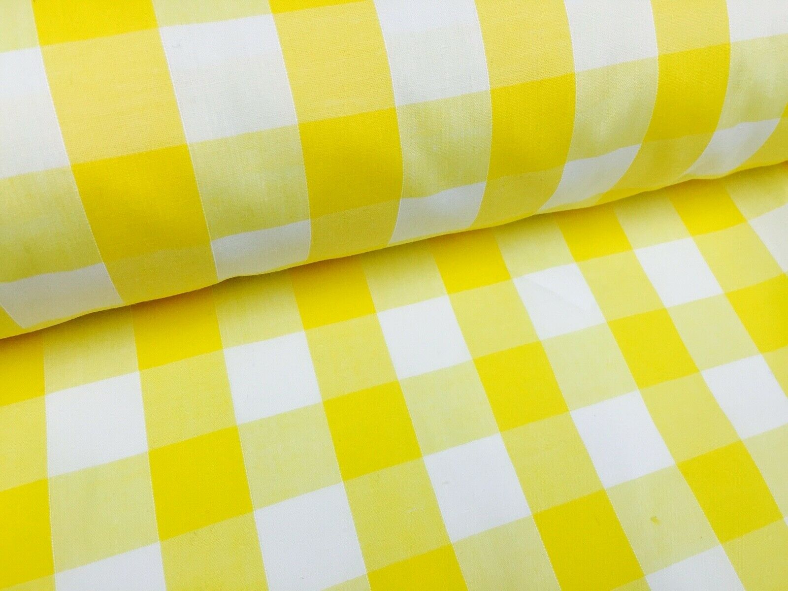 Timeless 1-inch Gingham Check Polycotton Fabric - 44' Wide - M31 Mtex