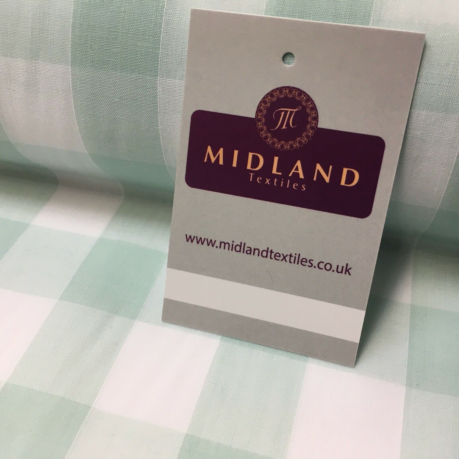 Timeless 1-inch Gingham Check Polycotton Fabric - 44' Wide - M31 Mtex