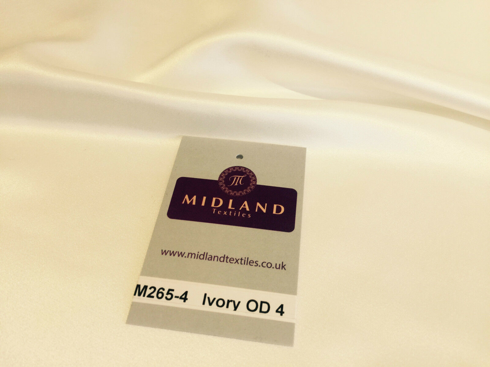 Duchess Bridal Matt satin Dress Fabric 100% Polyester 58' Wide M265