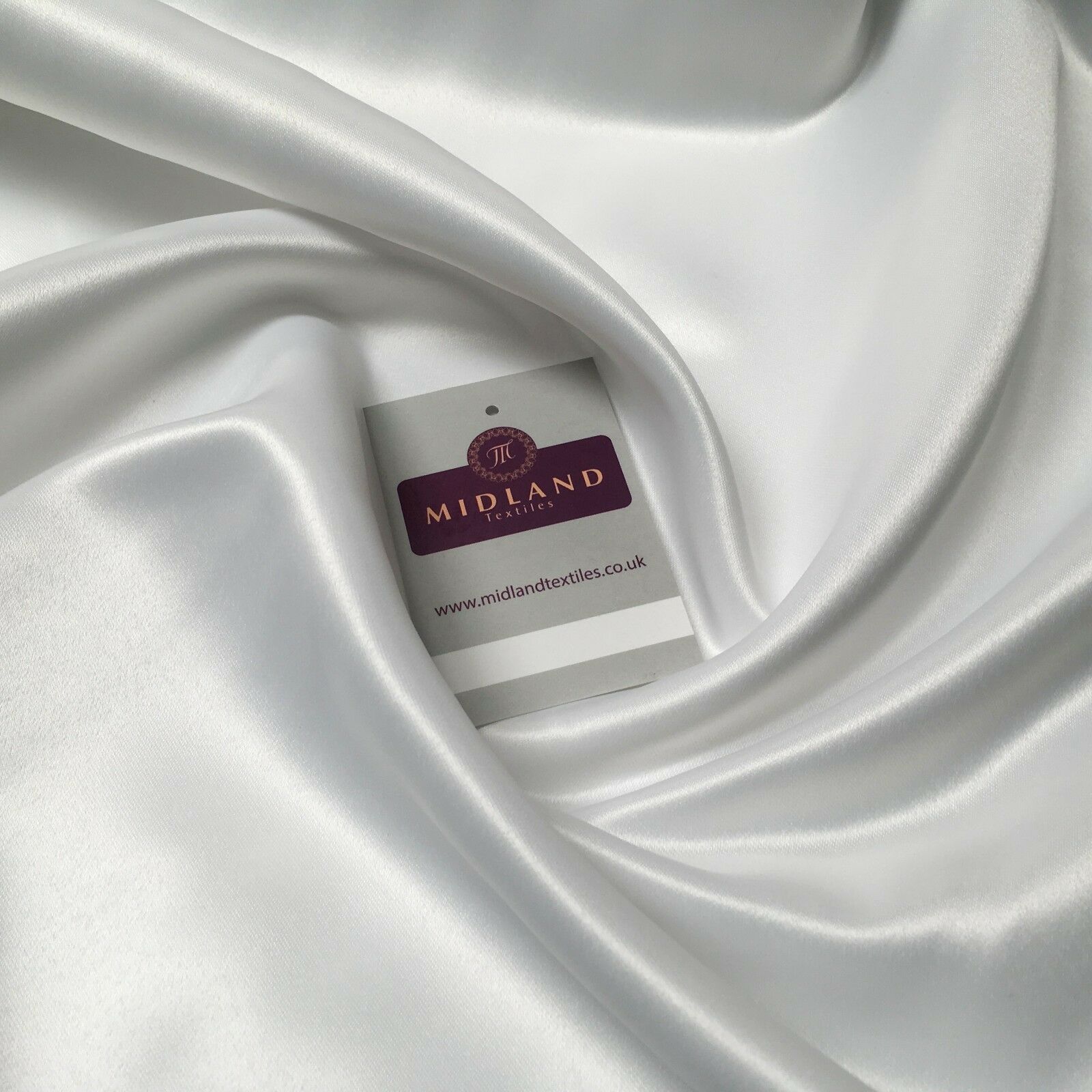 Duchess Bridal Matt satin Dress Fabric 100% Polyester 58' Wide M265