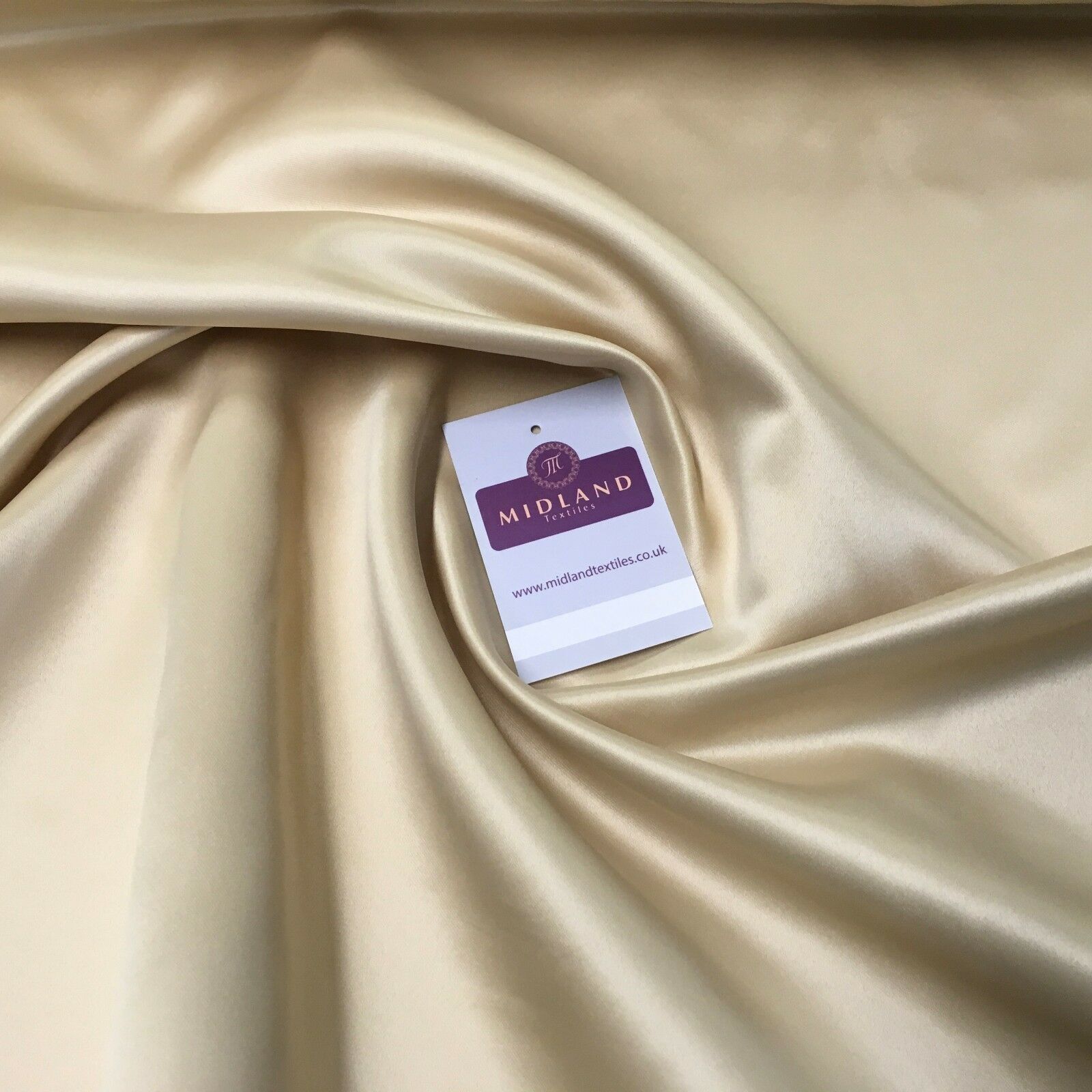 Duchess Bridal Matt satin Dress Fabric 100% Polyester 58' Wide M265