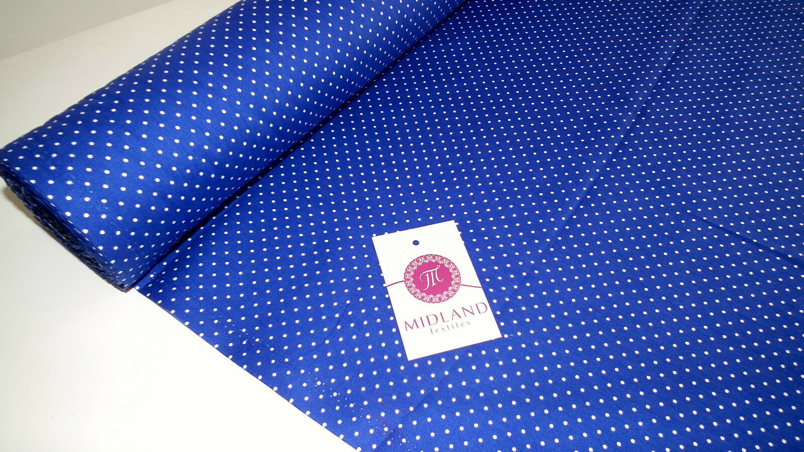 Mini 2mm Polka Dot 100% Cotton Poplin mask Fabric 44' M20 Mtex